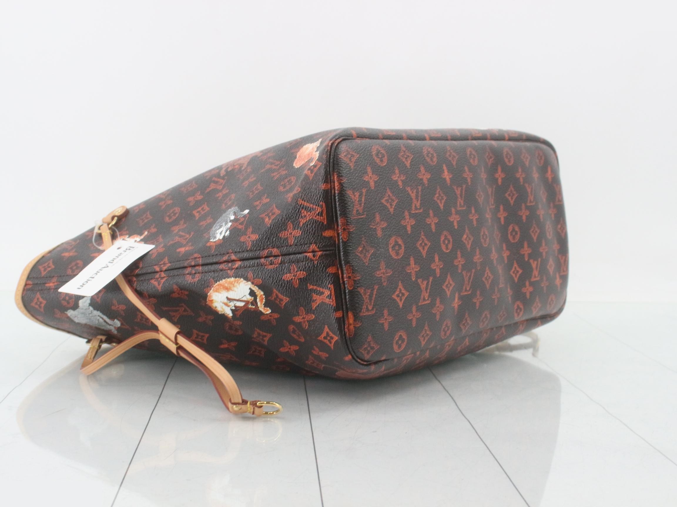Transformed Catogram Neverfull MM Tote Bag with Pouch — view 5