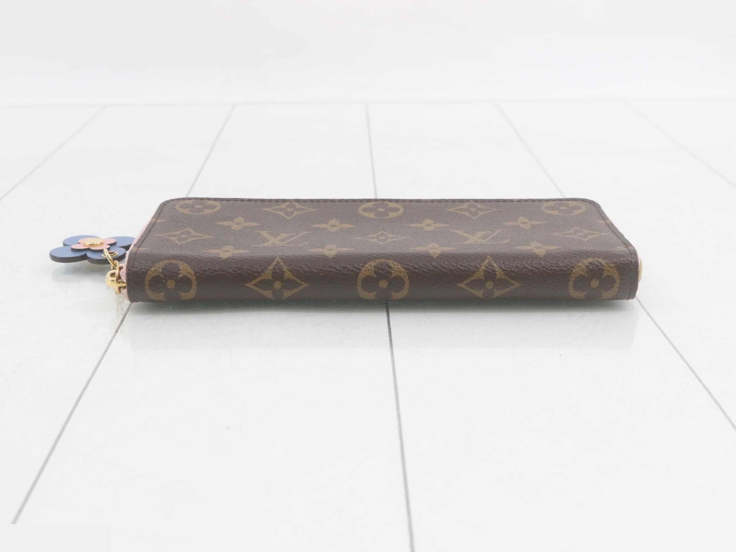 Zippy Wallet Clemence Monogram Flower — view 3