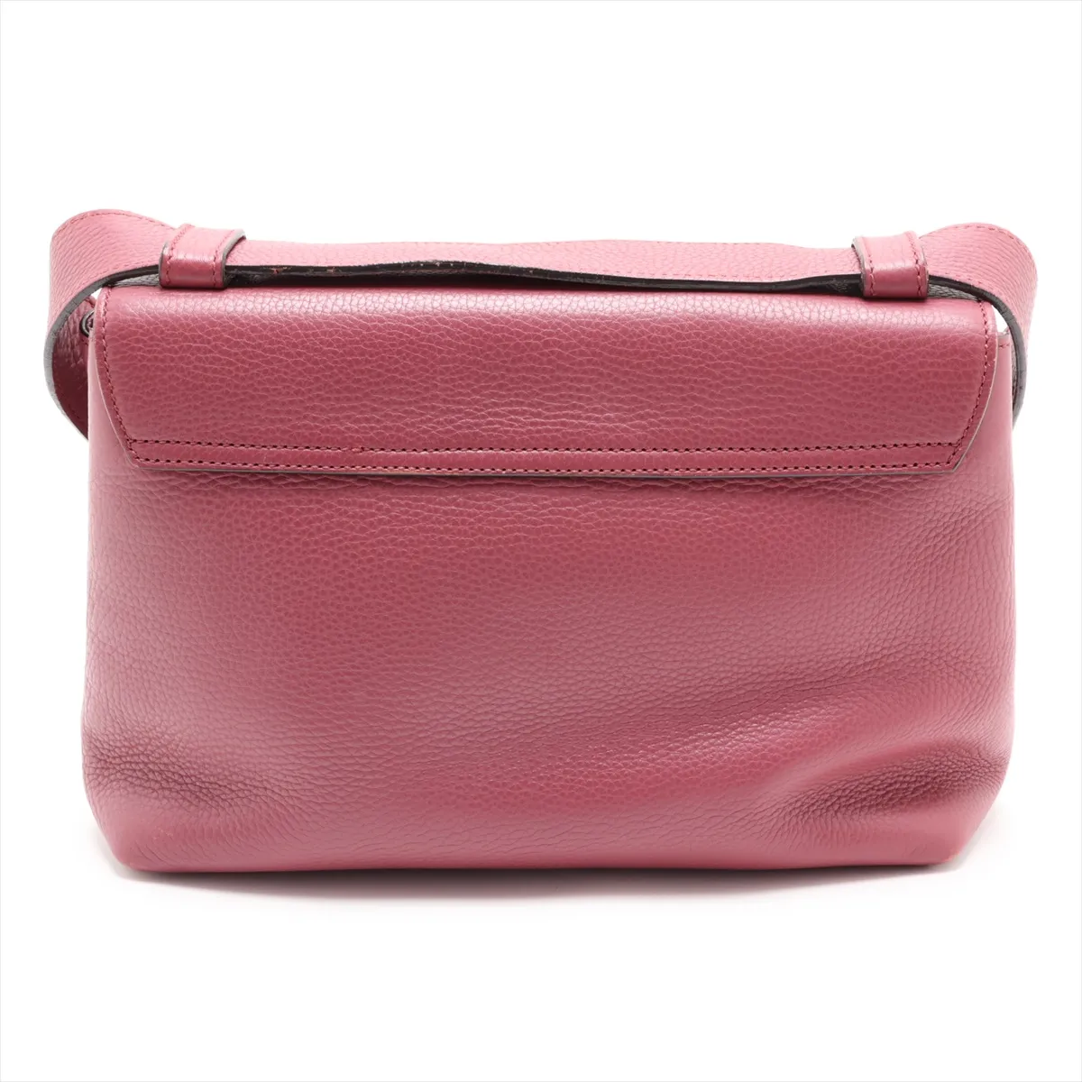 GG Marmont 401173 Leather Shoulder Bag, Pink — view 2