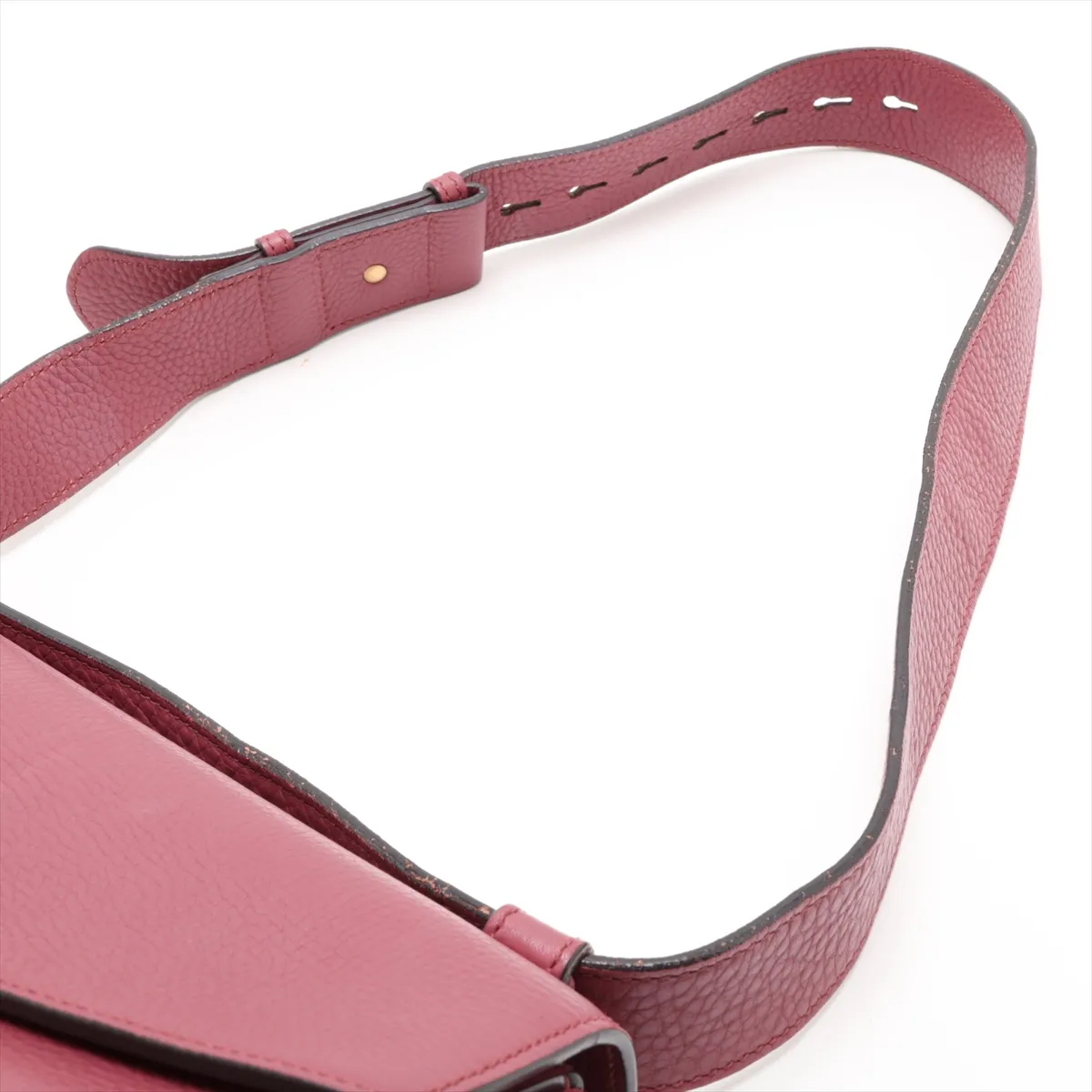 GG Marmont 401173 Leather Shoulder Bag, Pink — view 5