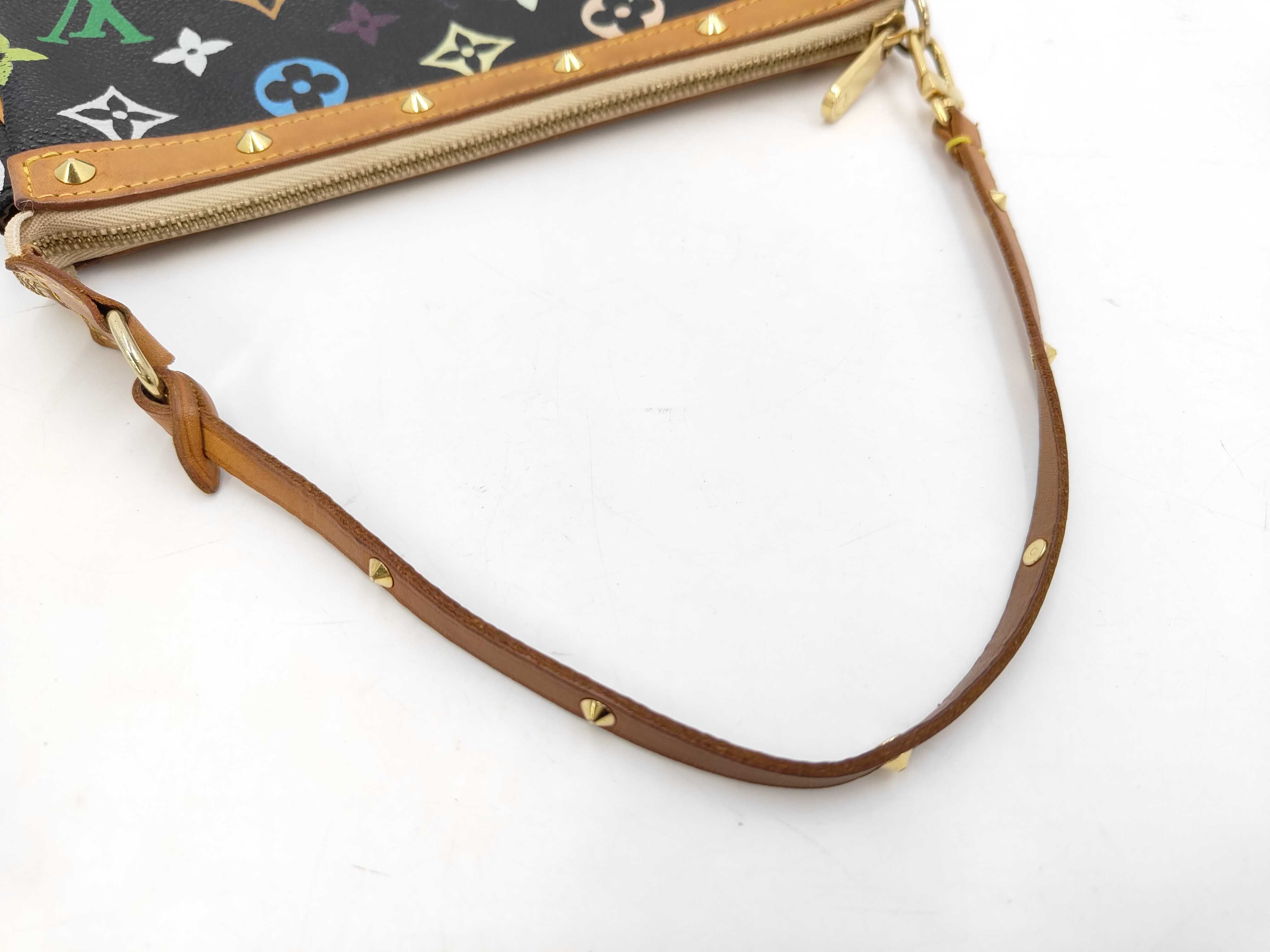 M92648 Monogram Multicolor Pochette Accessoires BLACK Handbag — view 4