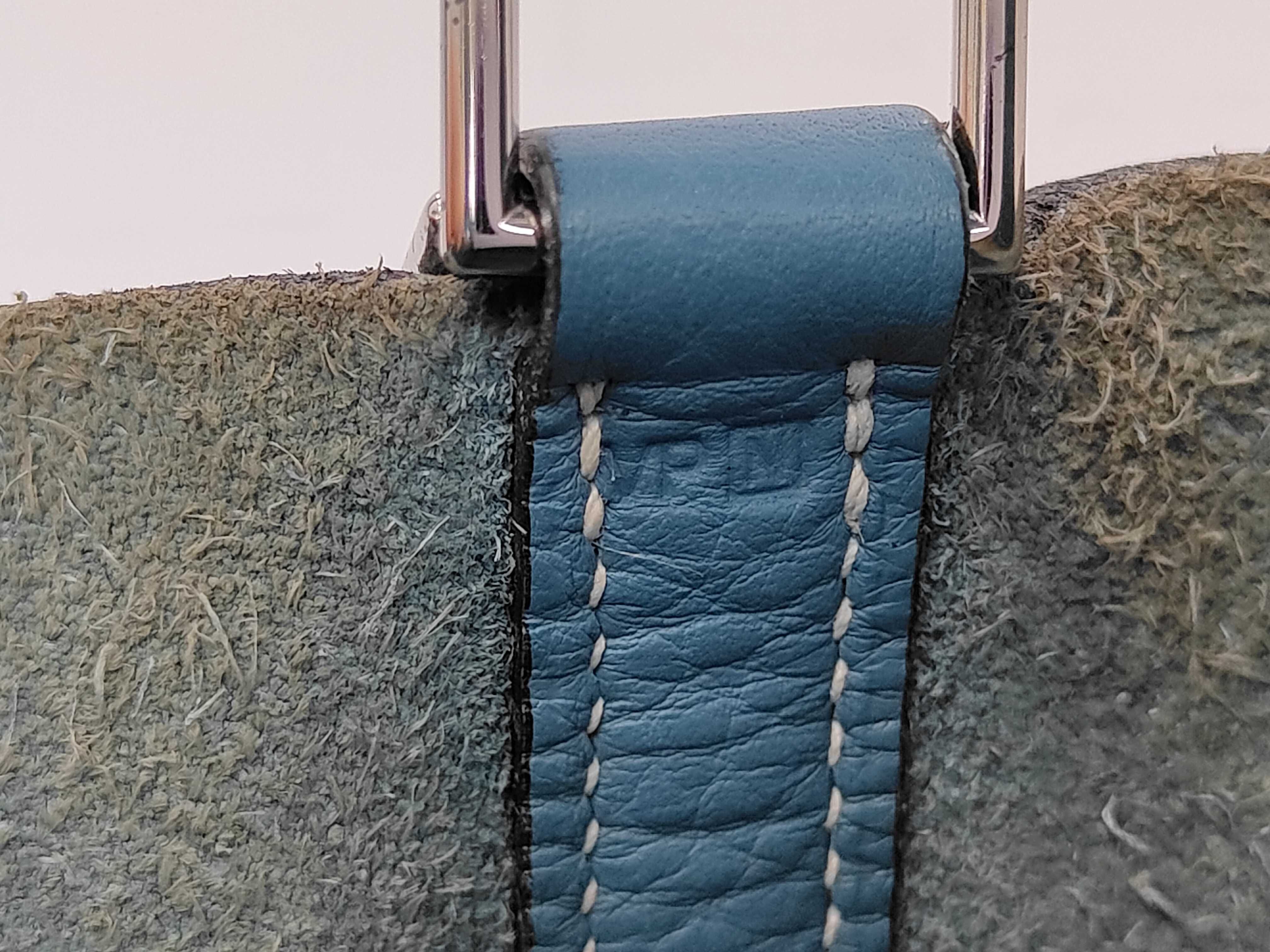 Picotin Lock PM Taurillon Leather Blue Jean N Stamp Silver Hardware Handbag — view 9