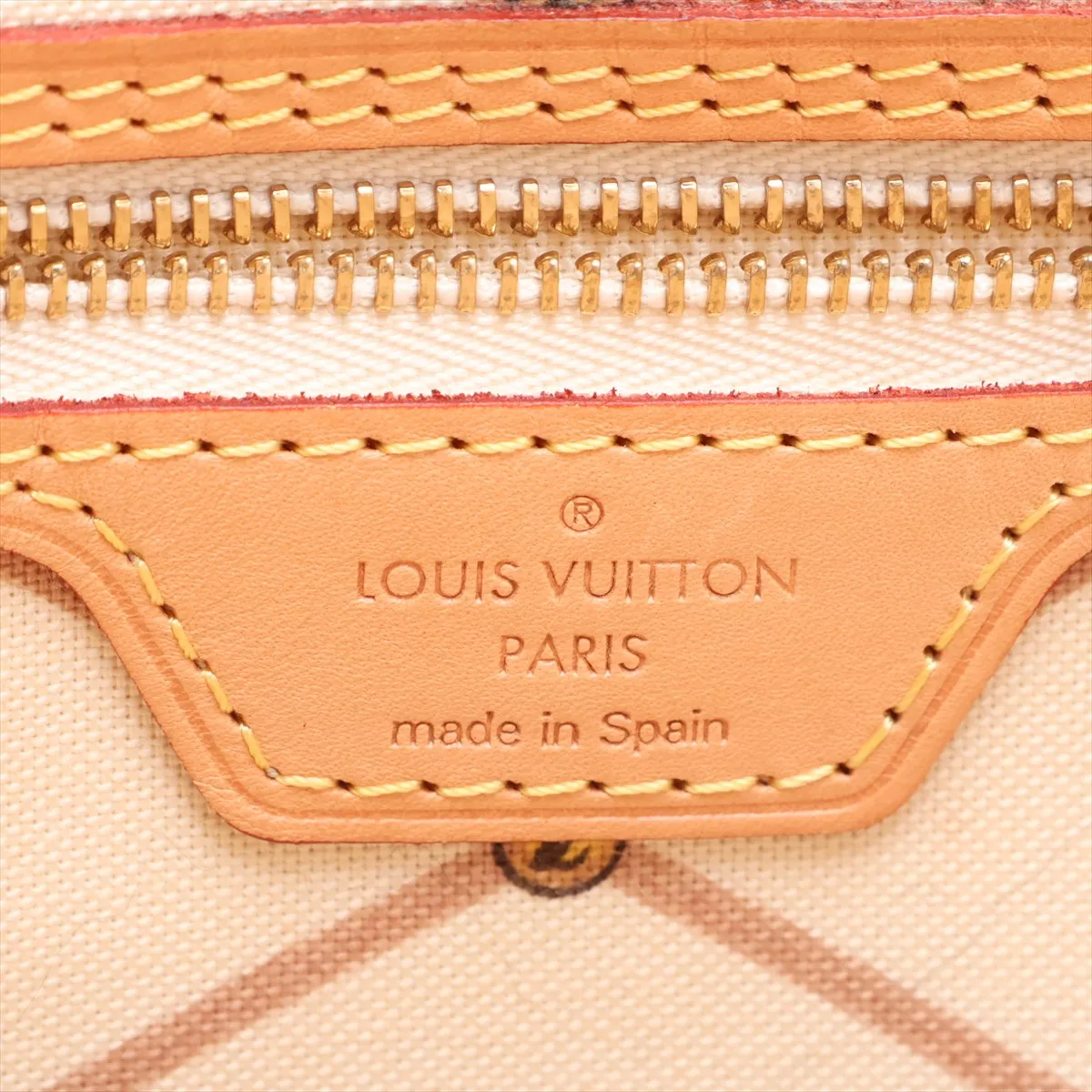 Damier Azur Neverfull MM N41065 GI1178 White — view 11