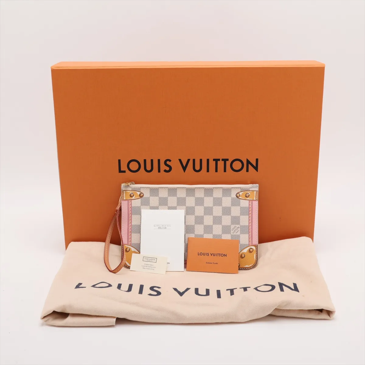 Damier Azur Neverfull MM N41065 GI1178 White — view 12