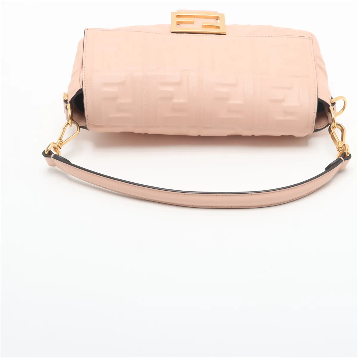 Zucca Bucket Leather 2-Way Shoulder Bag, Beige, 8BR600 — view 5