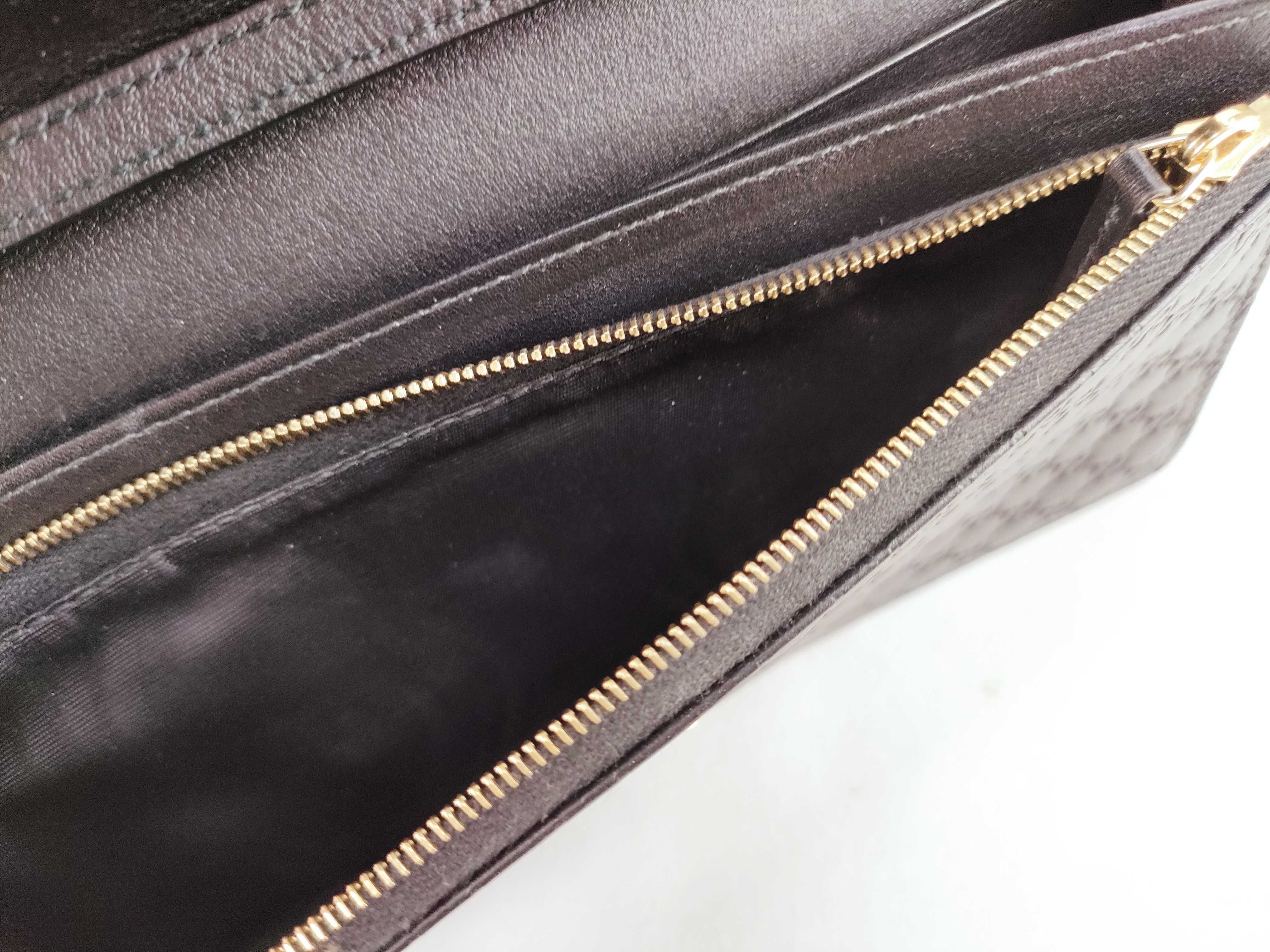 Guccissima Microguccissima Leather Shoulder Wallet Black 466507 Outlet Shoulder Bag — view 12