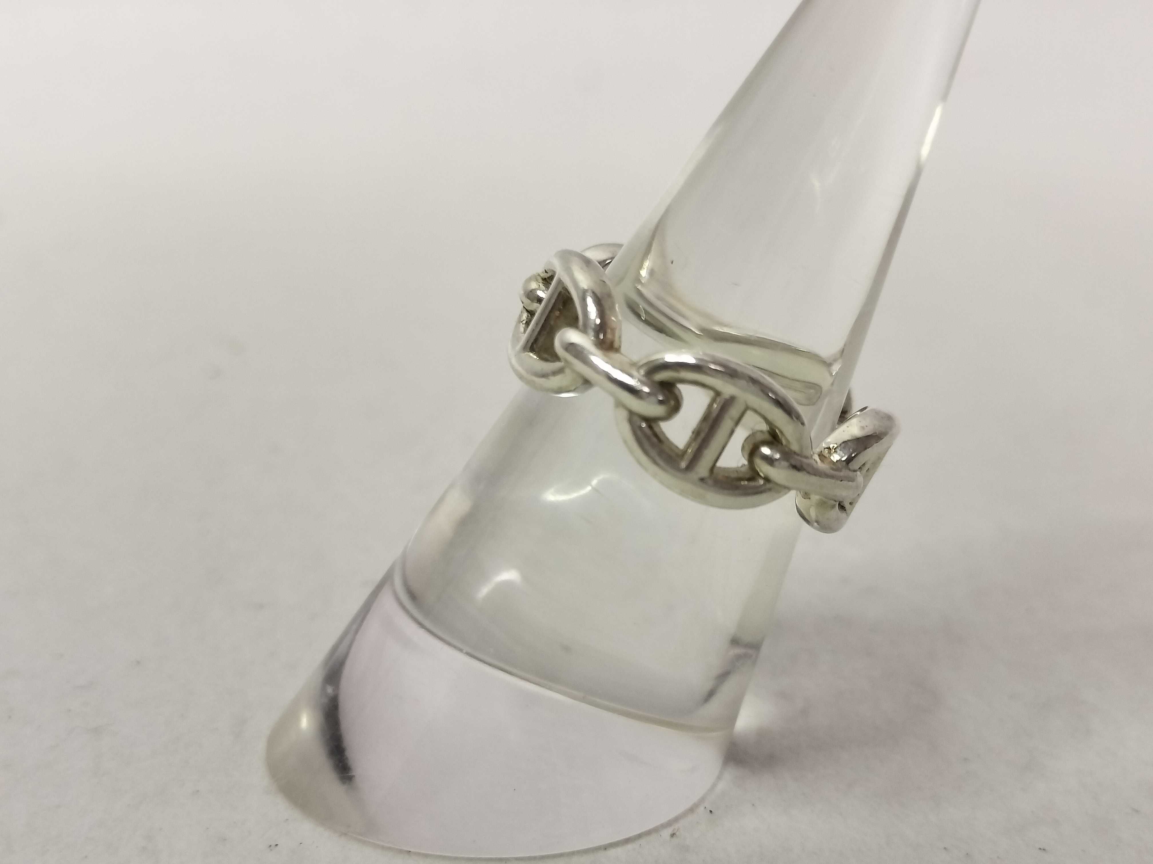 Chaine d'Ancre Silver Ring #51 — view 2