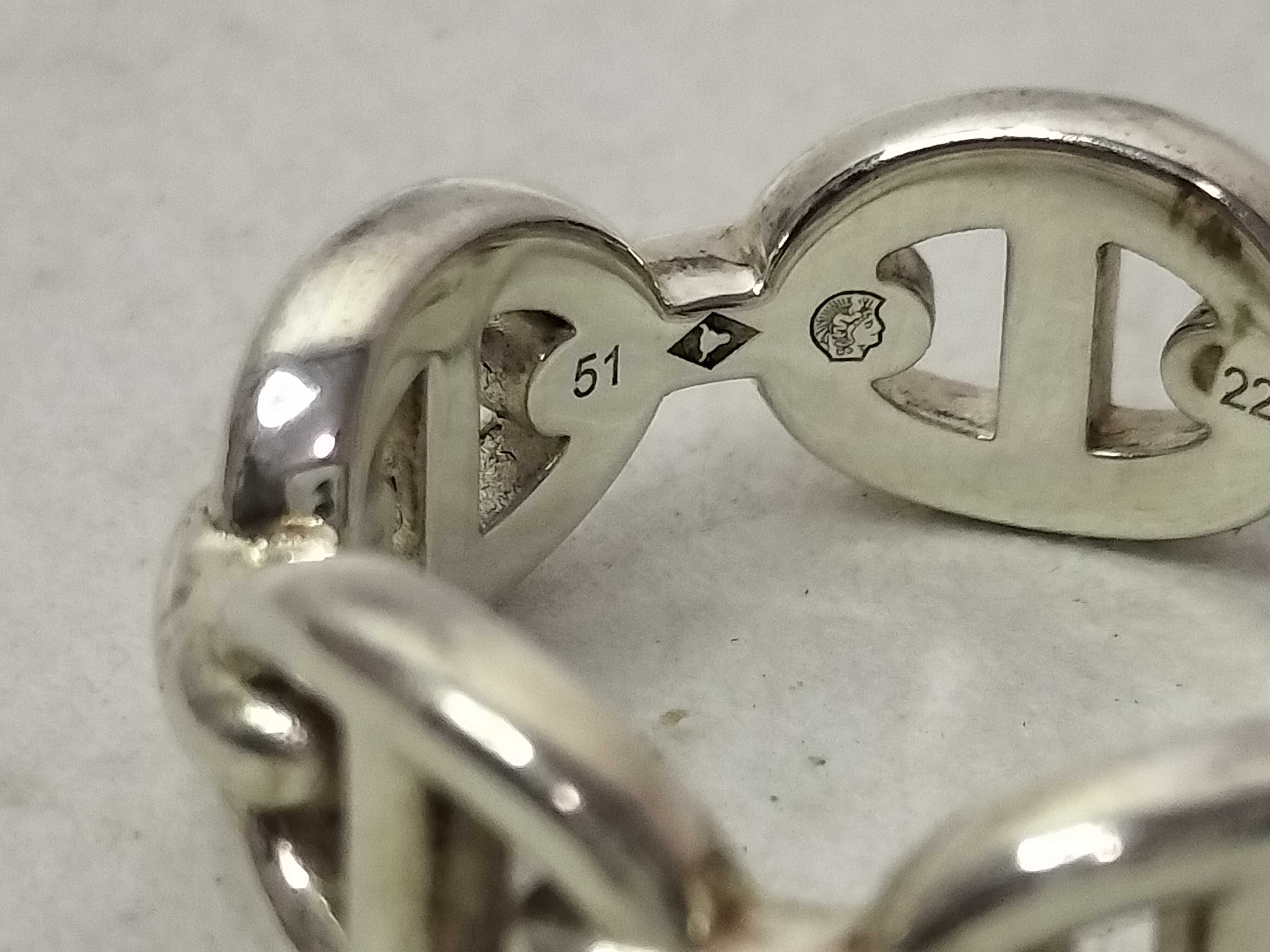 Chaine d'Ancre Silver Ring #51 — view 9