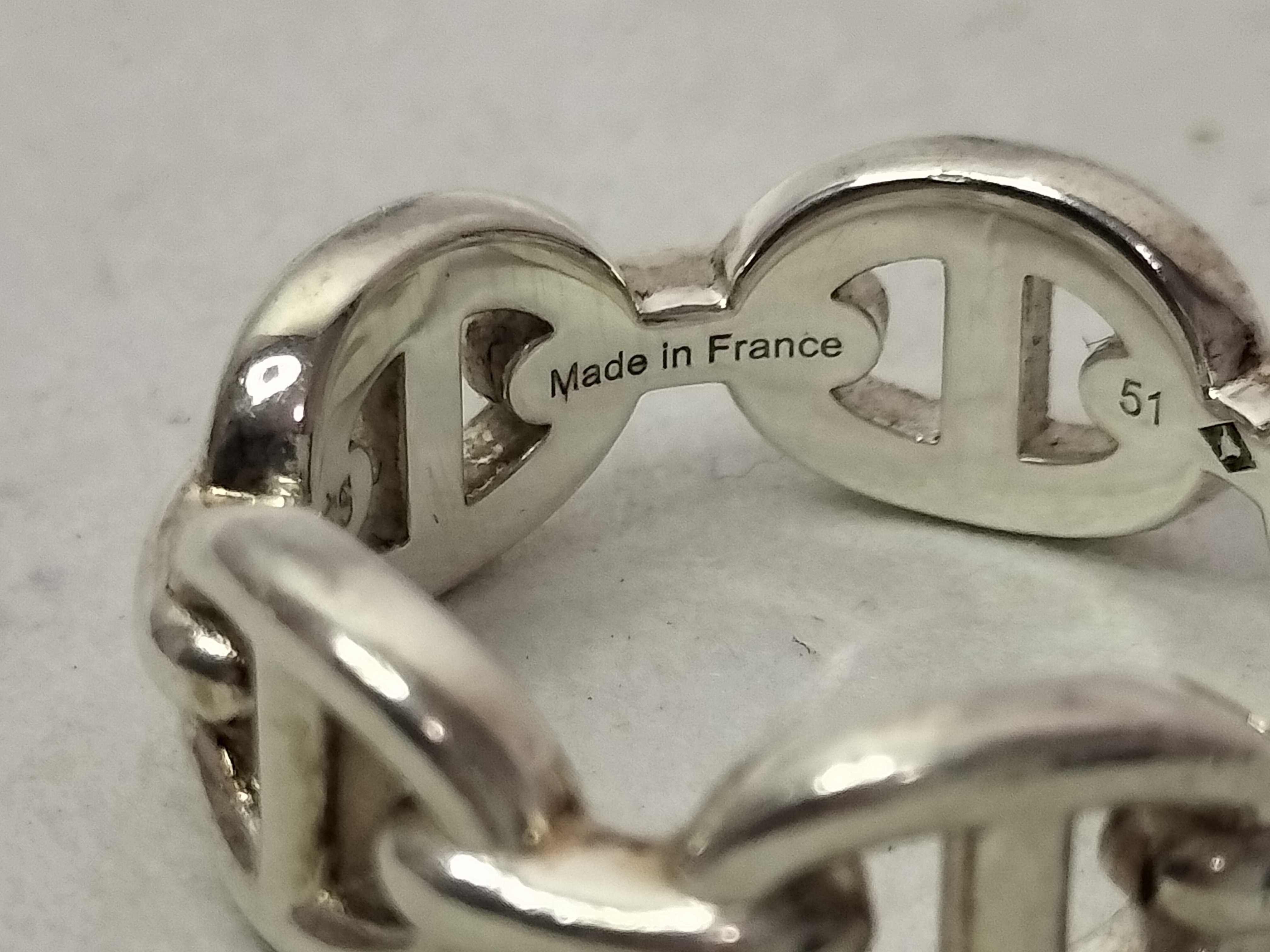 Chaine d'Ancre Silver Ring #51 — view 10
