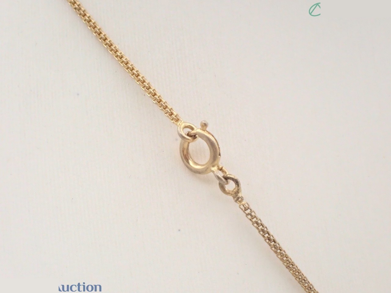 Coco F Pearl Gold Necklace, neck circumference approximately 46cm — view 2