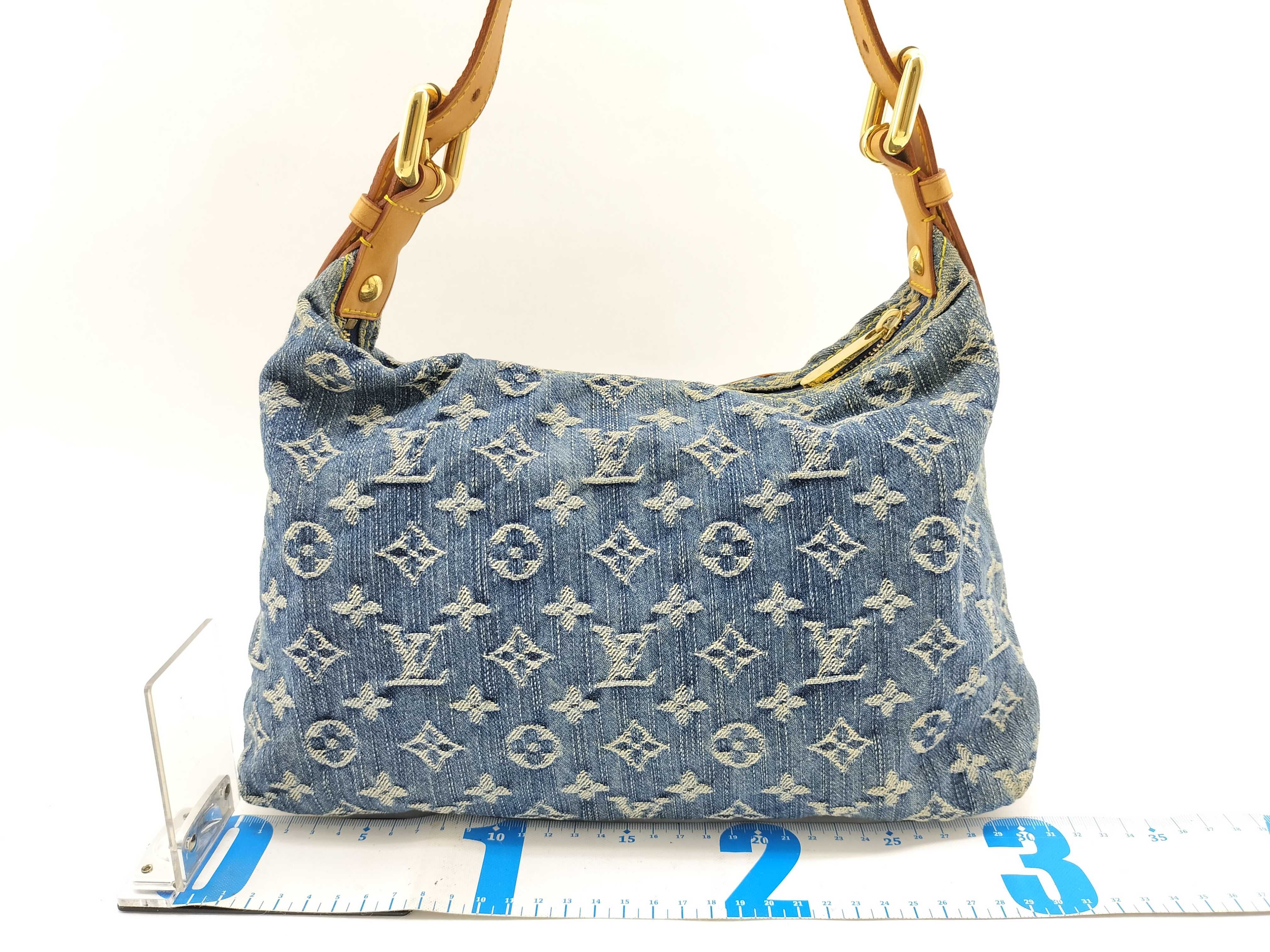 Monogram Denim Baggy PM Shoulder Bag — view 2