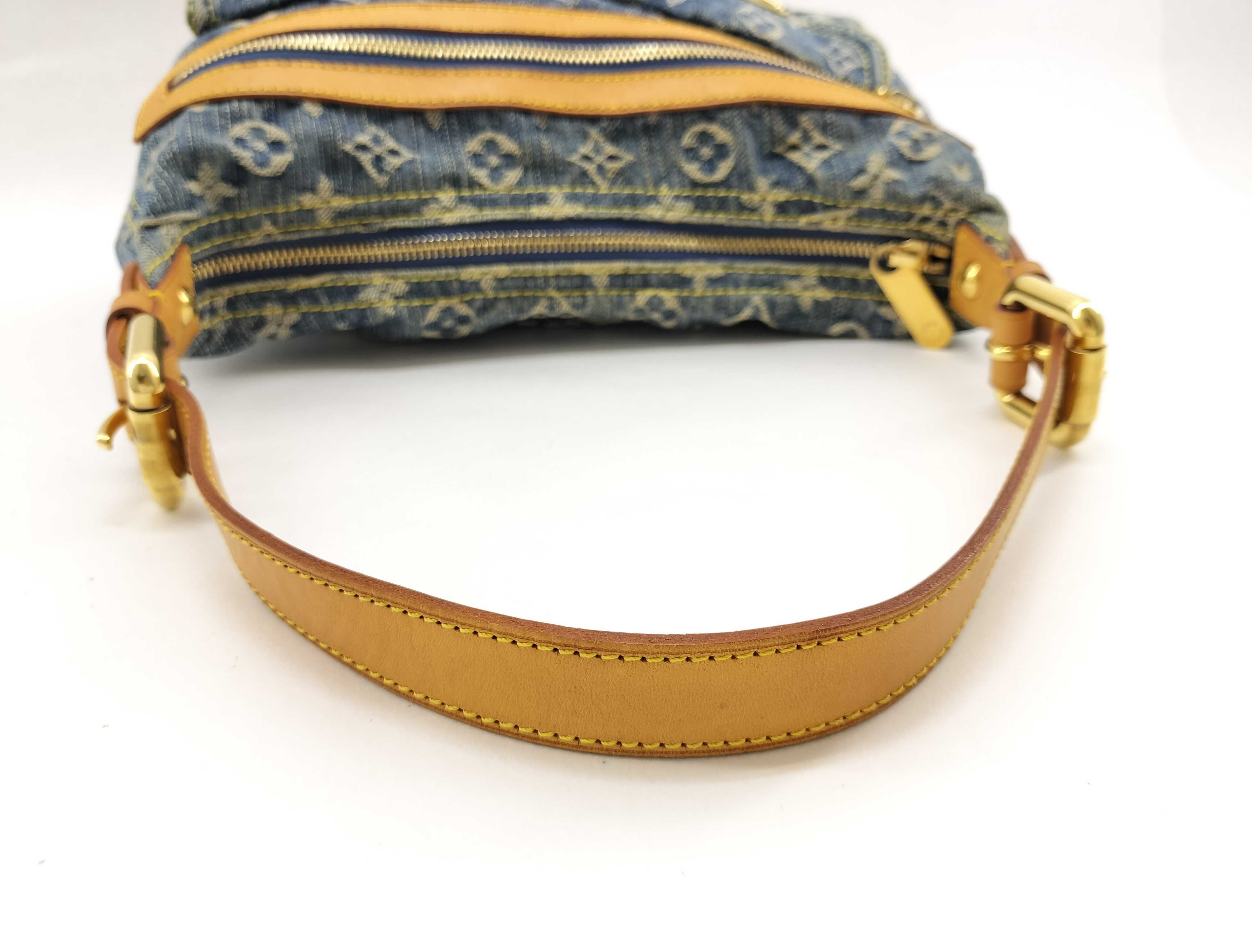 Monogram Denim Baggy PM Shoulder Bag — view 10