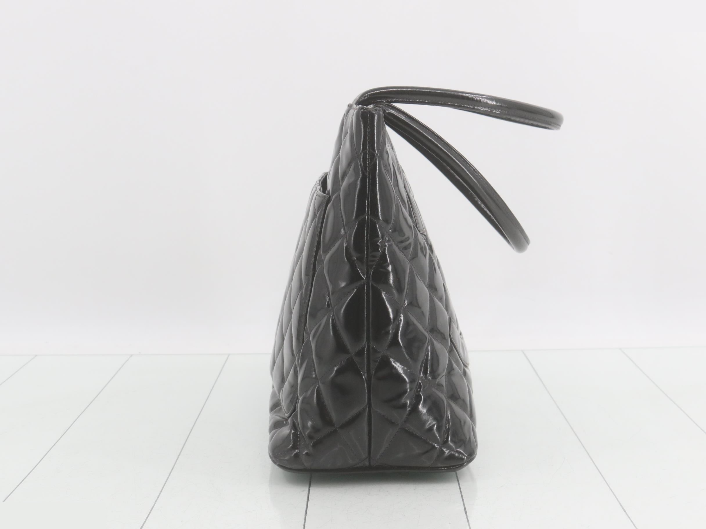 Enamel (bag) Patent leather reissue tote bag — view 4