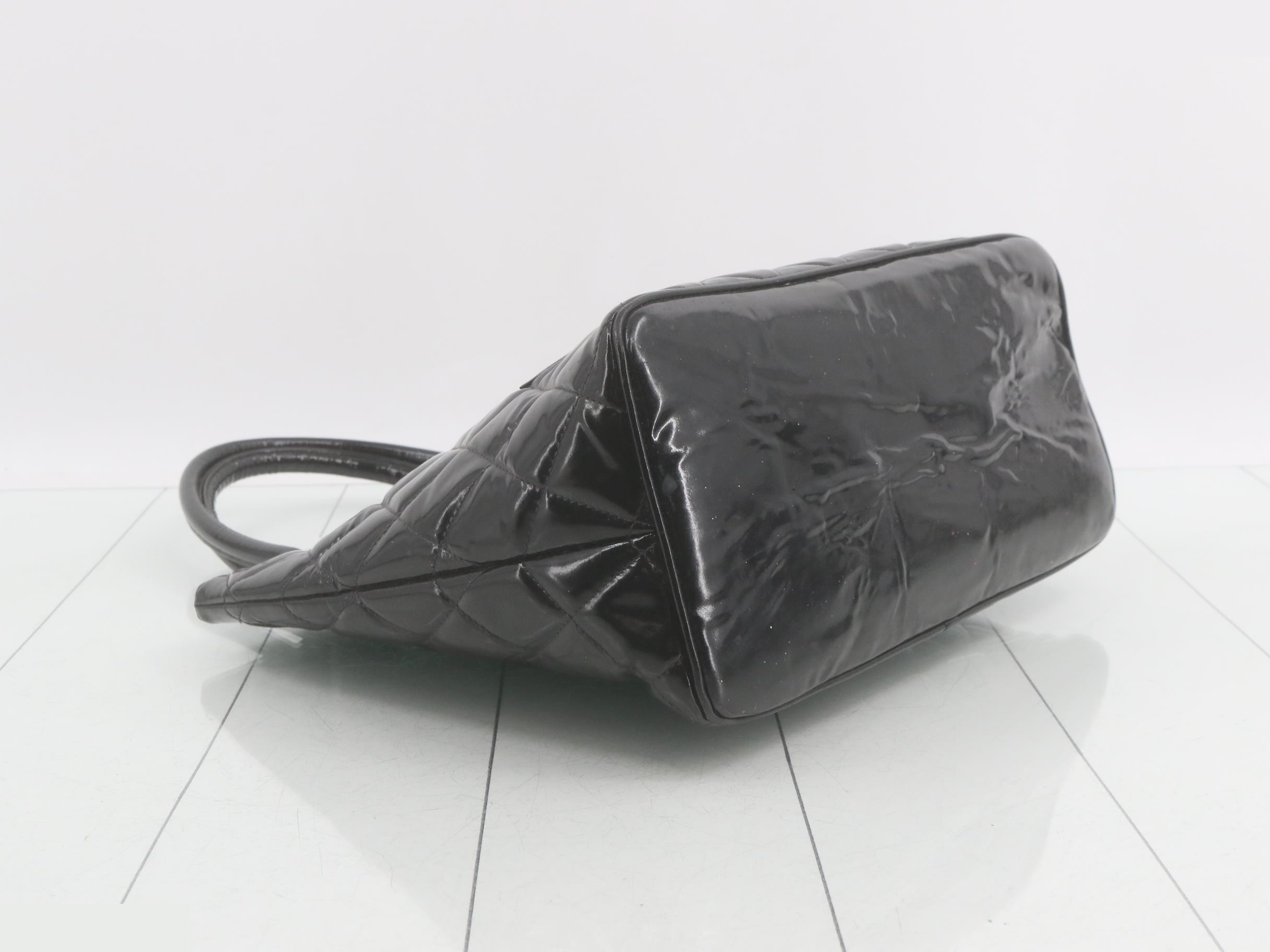 Enamel (bag) Patent leather reissue tote bag — view 5