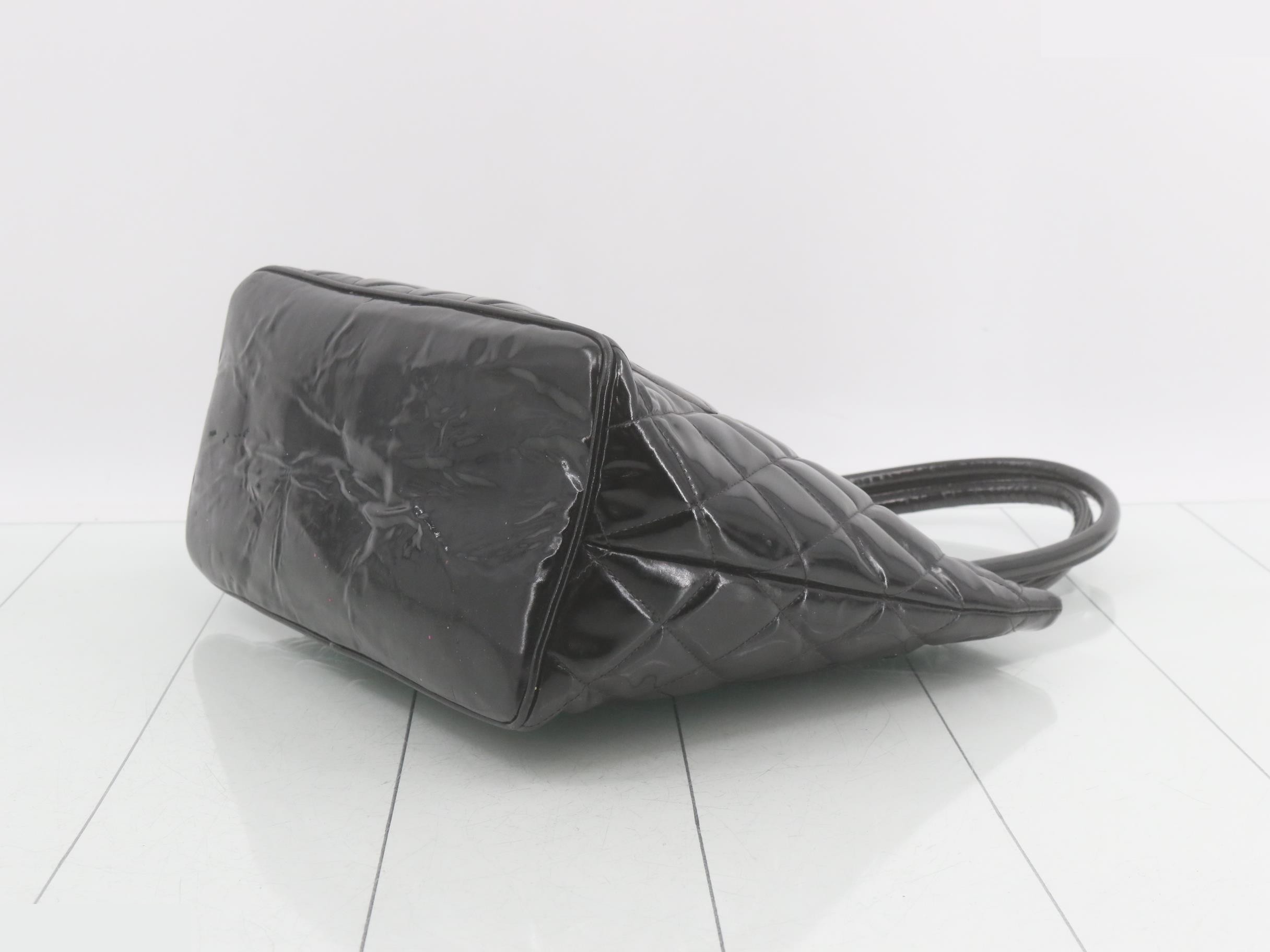 Enamel (bag) Patent leather reissue tote bag — view 6
