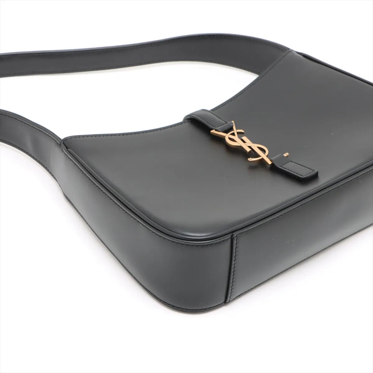 LE 5 A 7 Leather Shoulder Bag Black 657228 — view 4