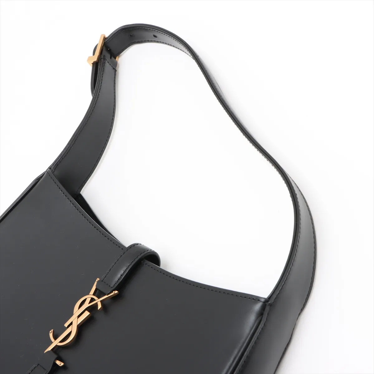 LE 5 A 7 Leather Shoulder Bag Black 657228 — view 5