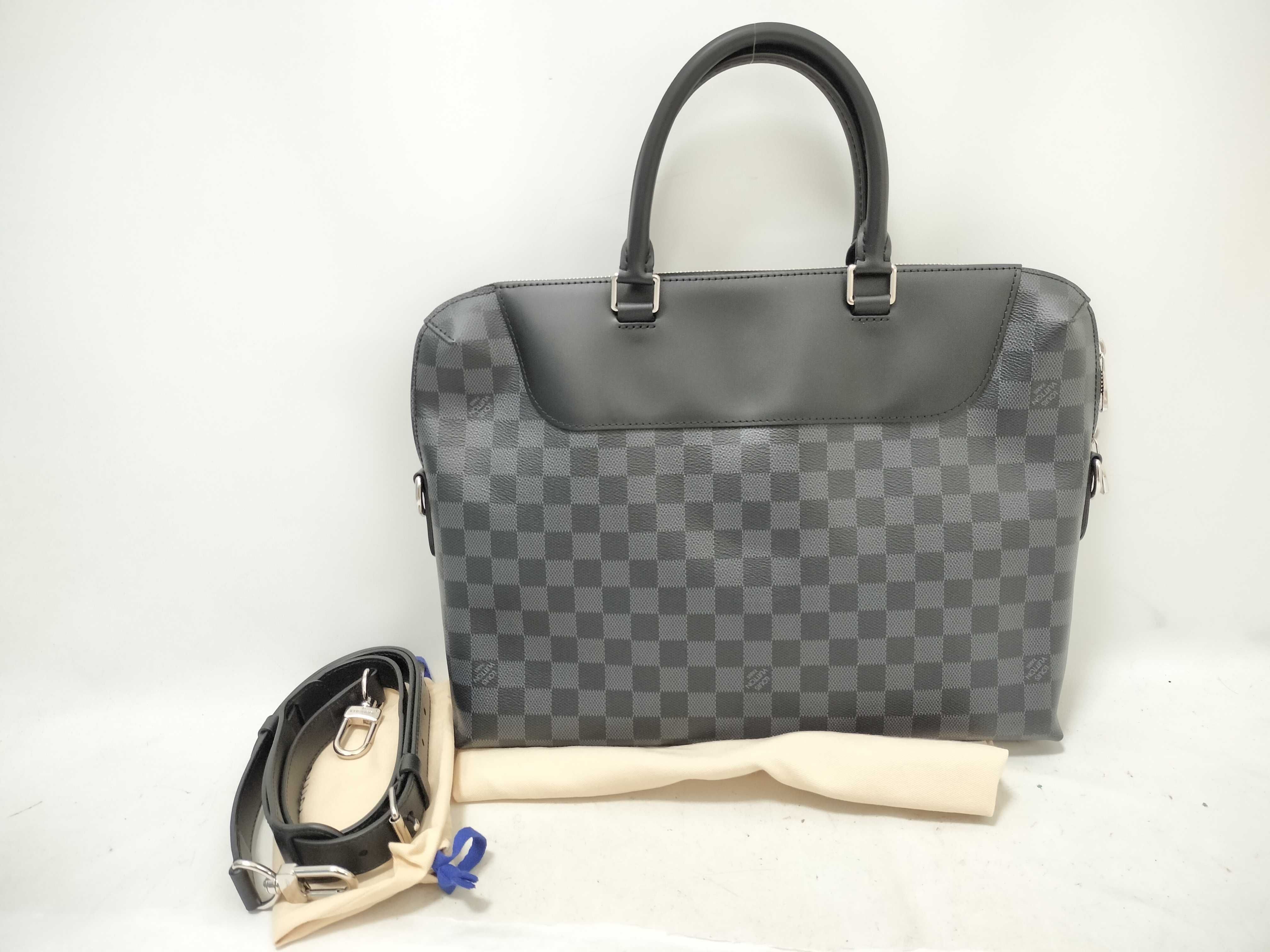 Damier Graphite Port Document Jour N48260 Business Bag