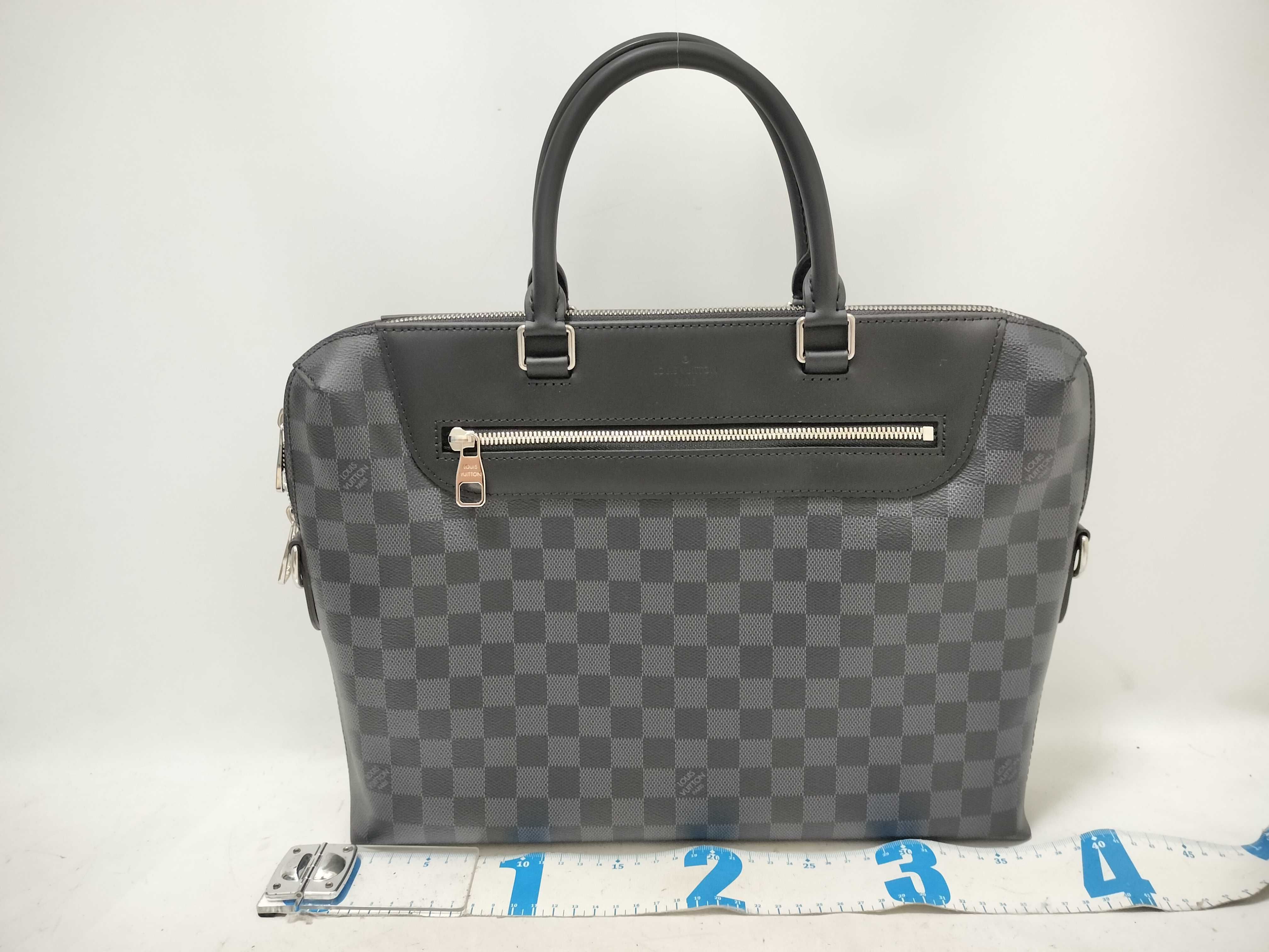 Damier Graphite Port Document Jour N48260 Business Bag — view 2