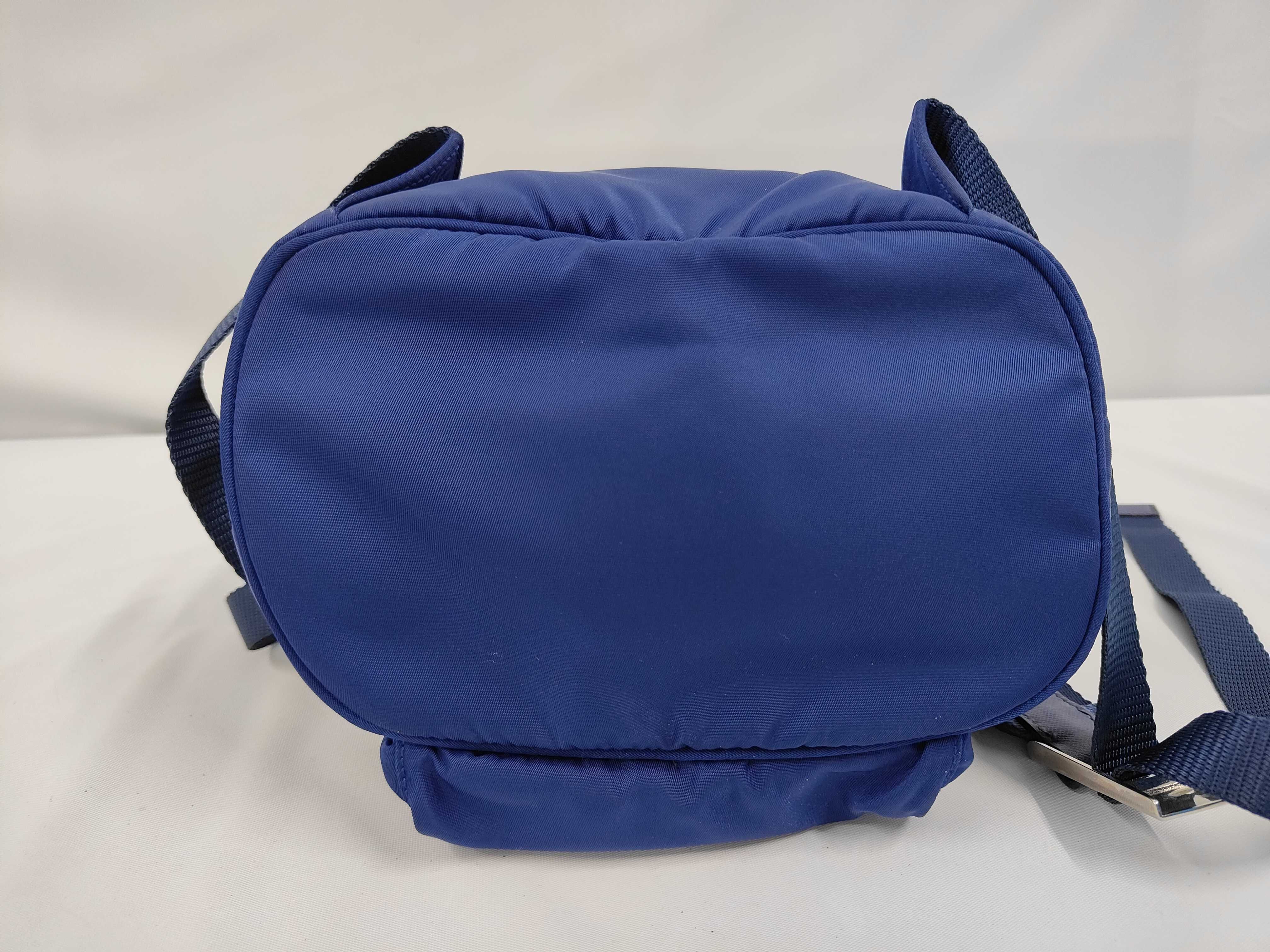 BZ0025 Nylon Mini Backpack, Blue Backpack — view 4