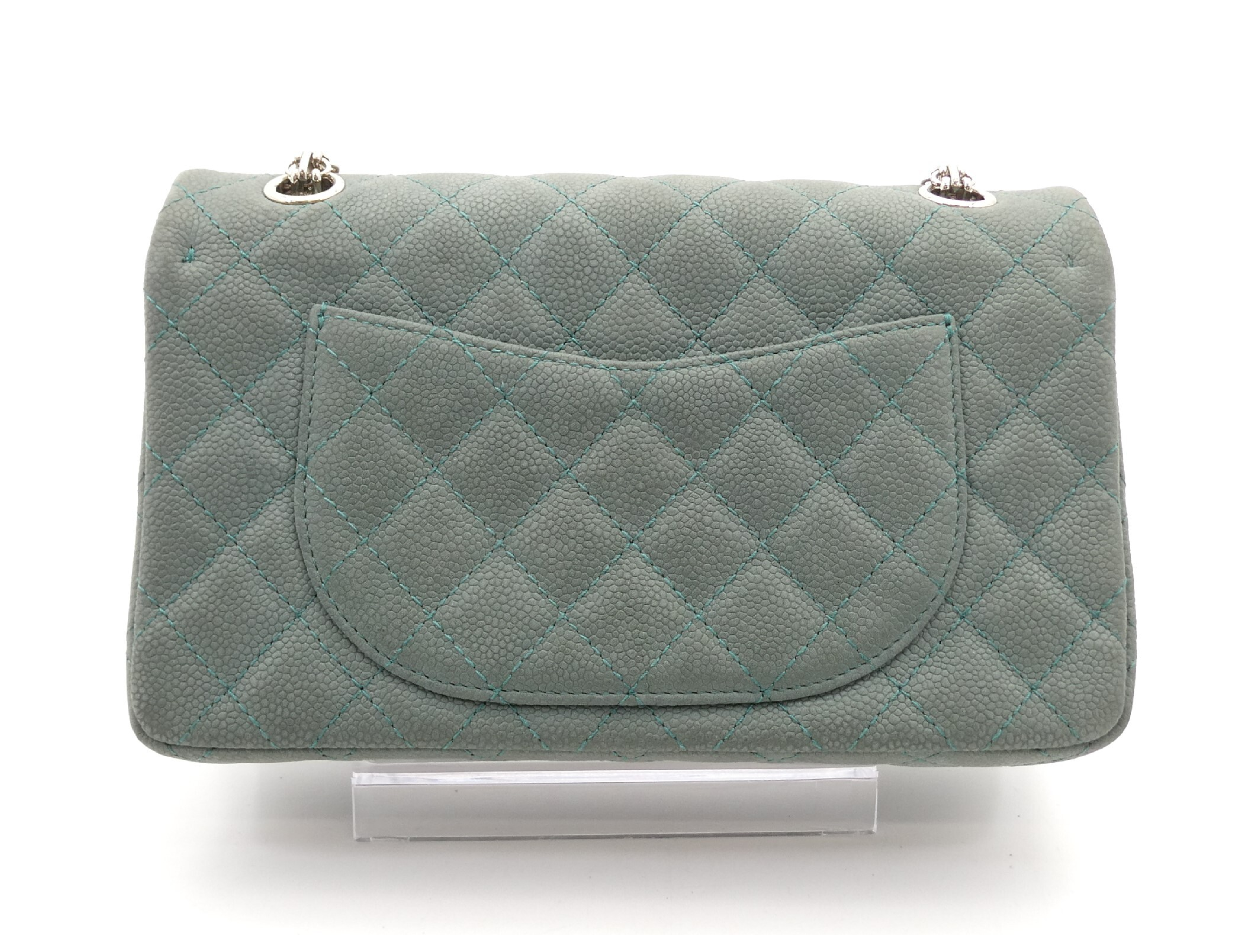 Matelassé 2.55 Caviar Skin Double Chain Shoulder Bag — view 2