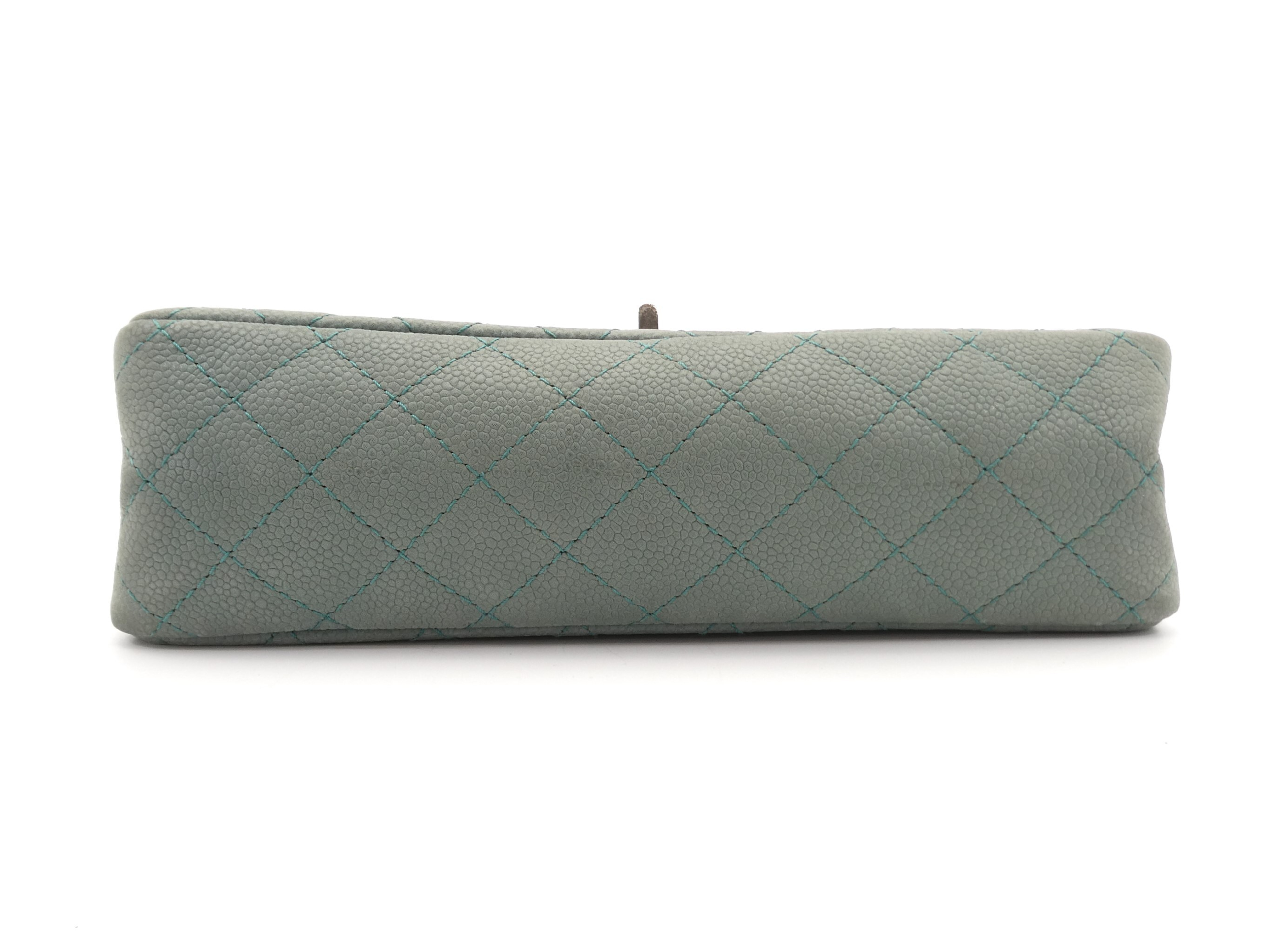 Matelassé 2.55 Caviar Skin Double Chain Shoulder Bag — view 5