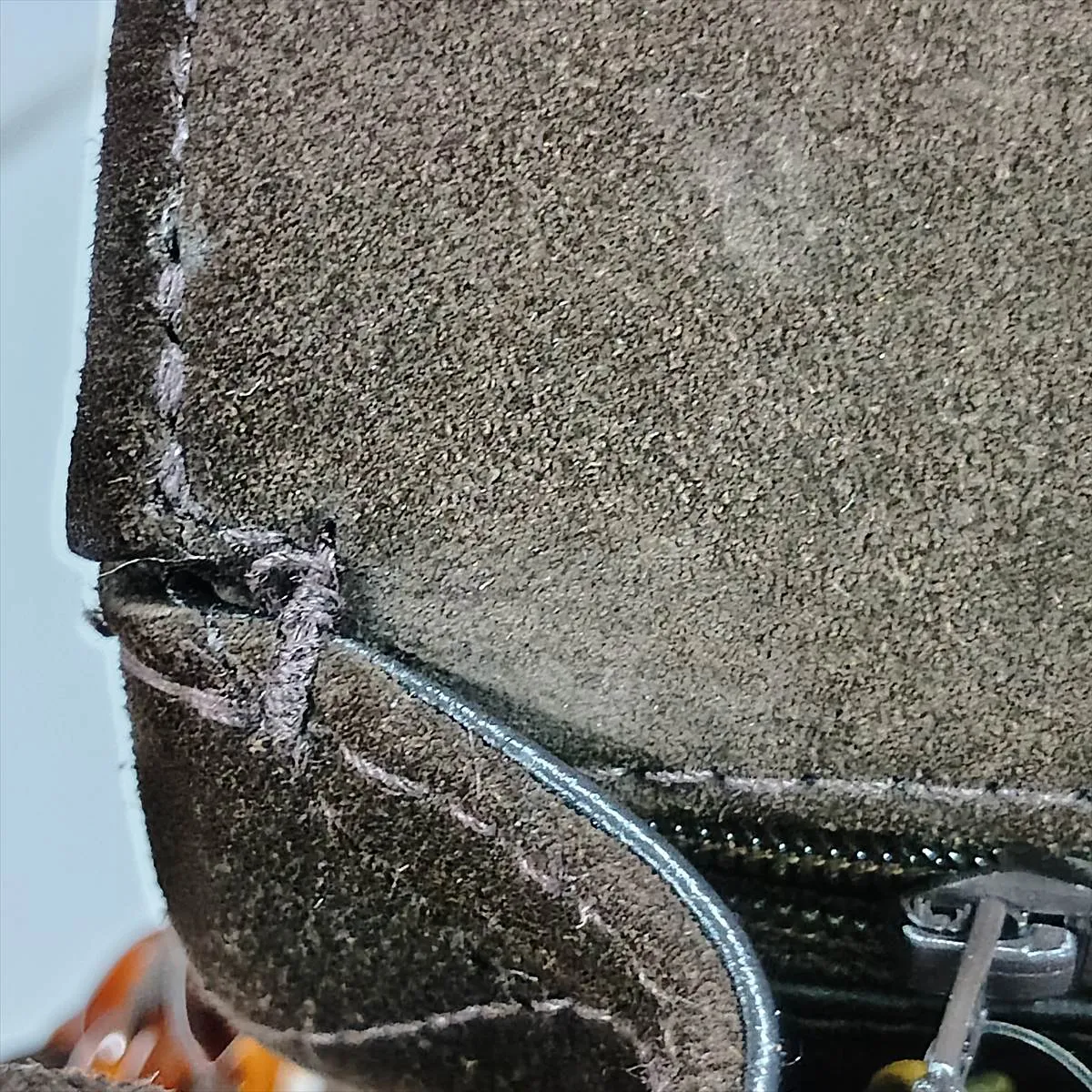Matelassé Suede Chain Shoulder Bag, Tortoiseshell Brown, Brown Hardware, 5131232, Series 5 — view 14