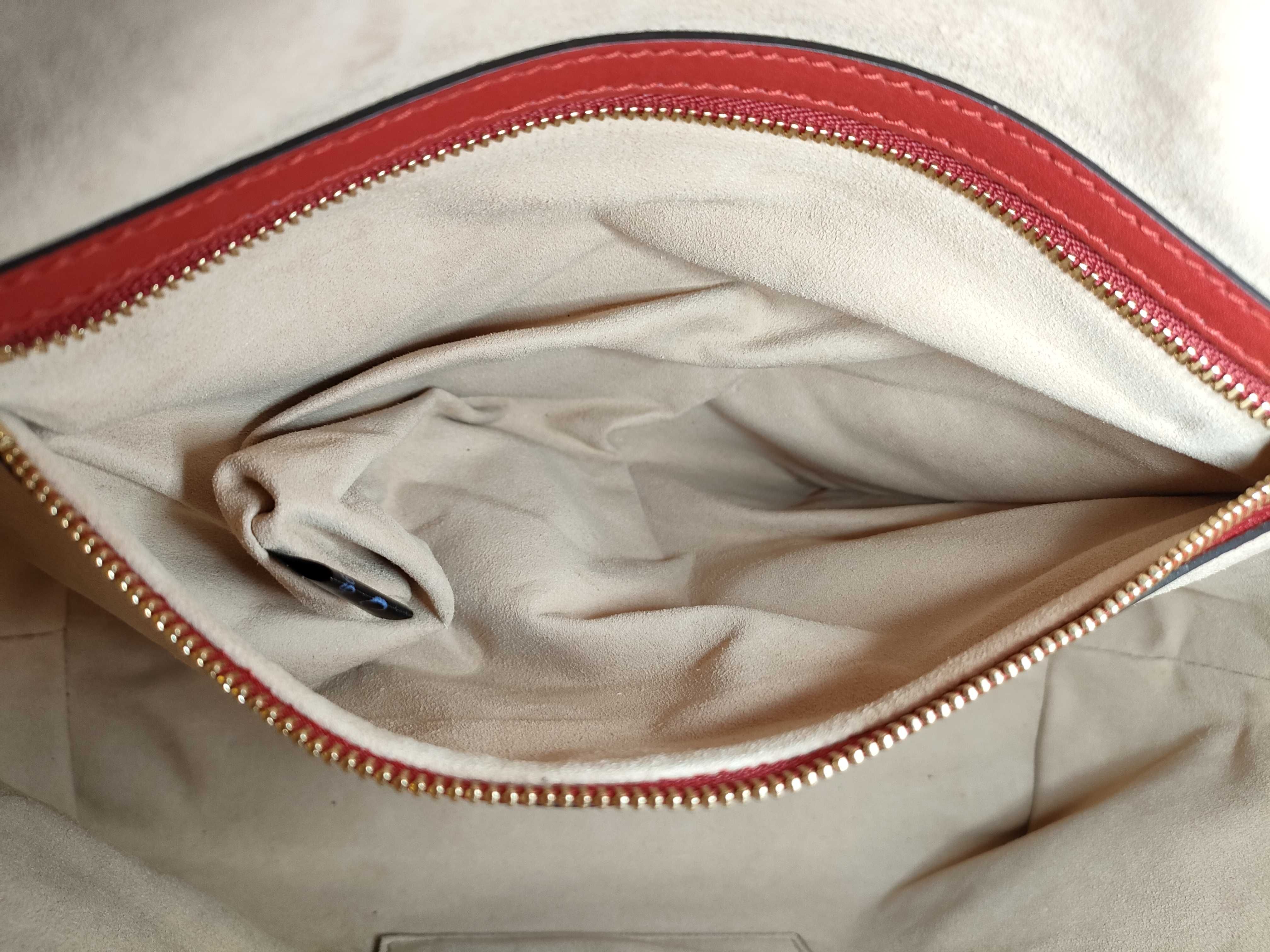 GG Supreme ID-GG Supreme 2-Way Canvas Handbag Navy x Red 429147 Shoulder Bag — view 11