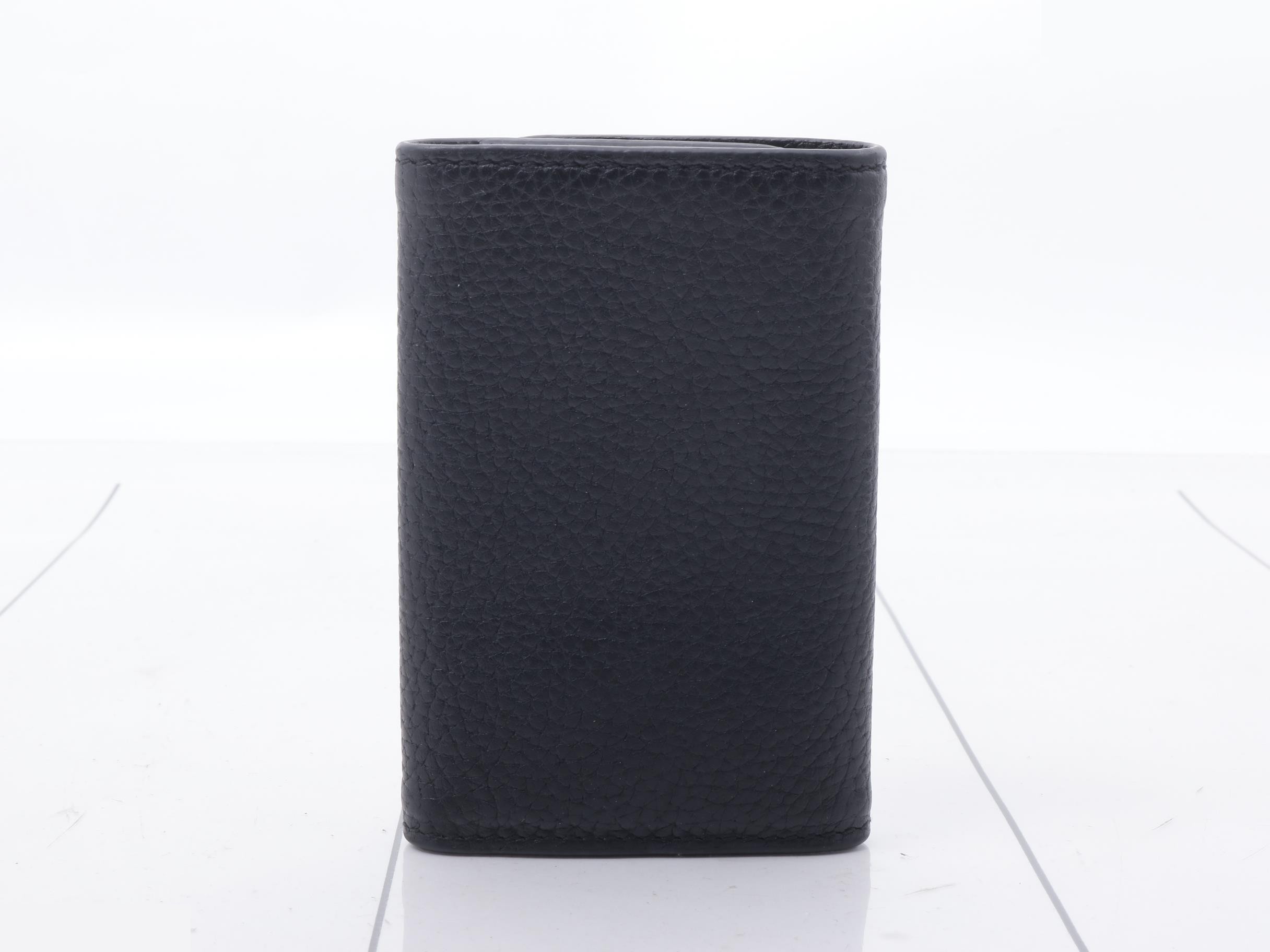 Calfskin, G logo, black calfskin — view 2