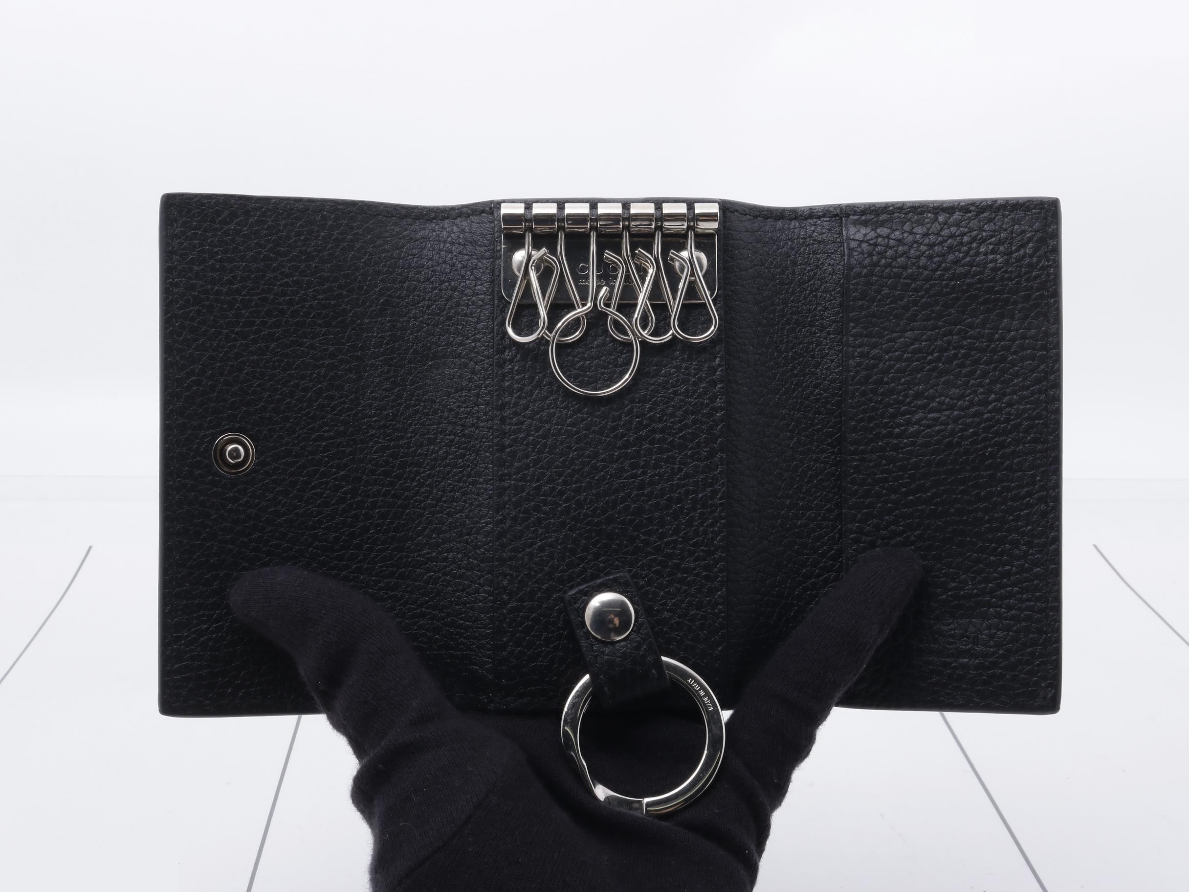 Calfskin, G logo, black calfskin — view 4
