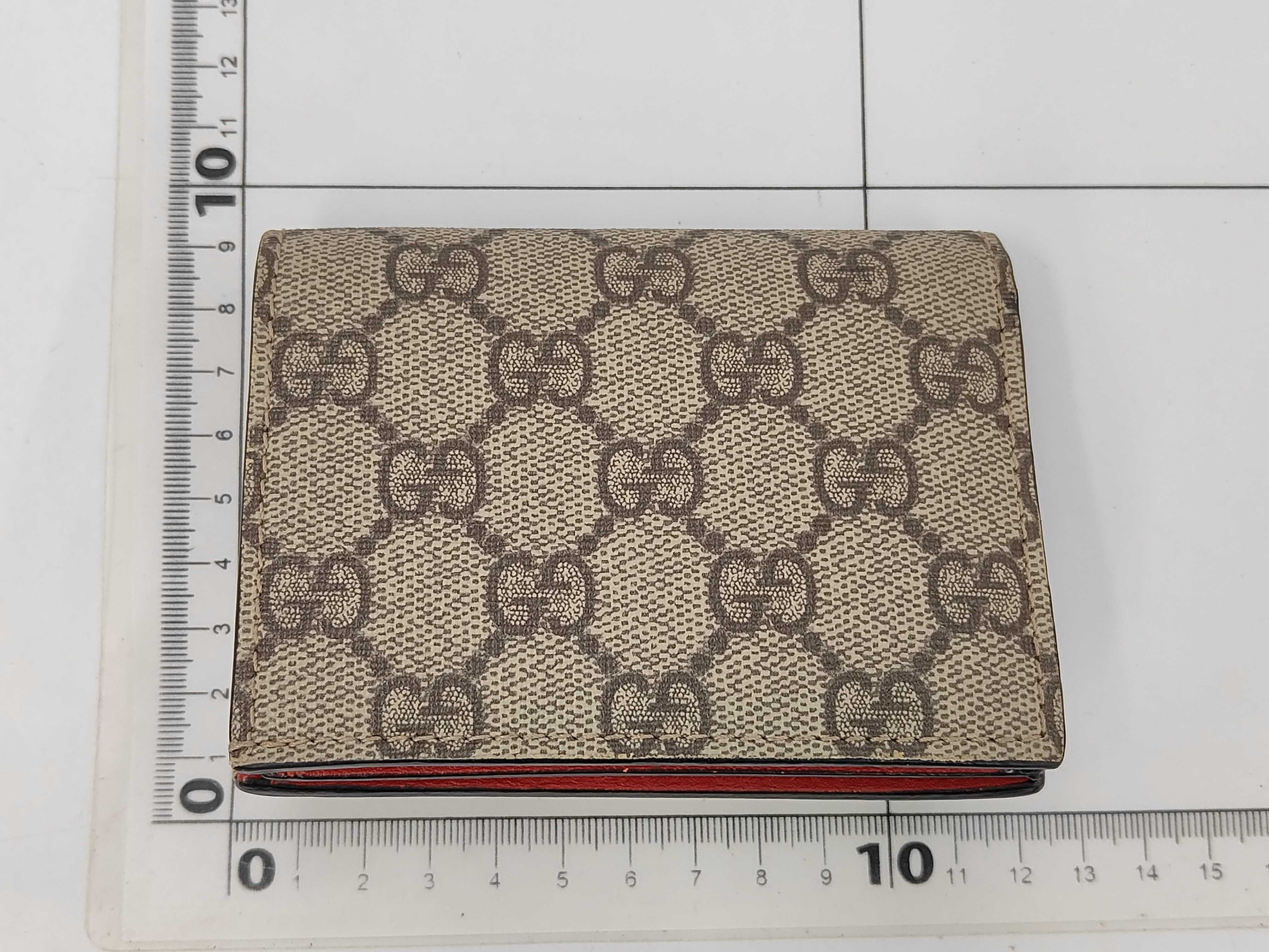 GG Supreme Cherry Compact Wallet, Model Number 476050 (Bag) — view 2