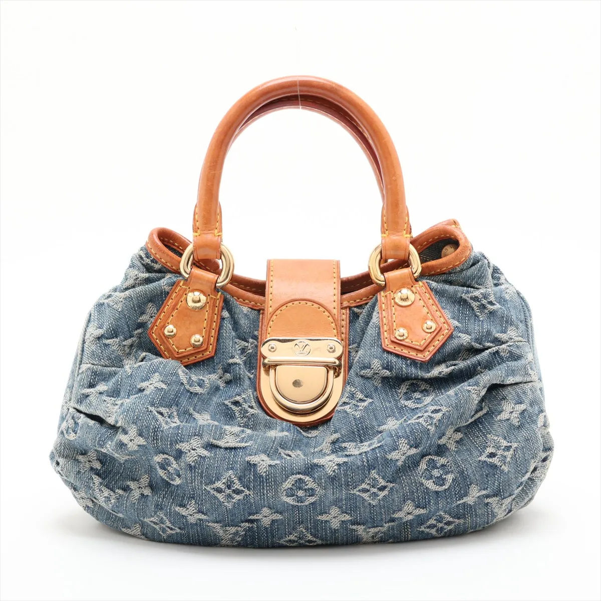 Monogram Denim Pleaty M95020 VI0066 Blue Family Sale