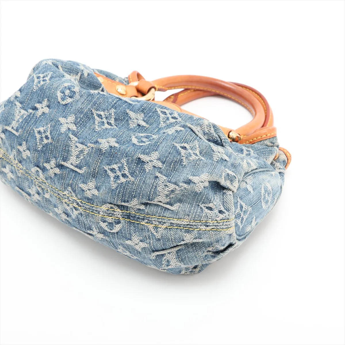 Monogram Denim Pleaty M95020 VI0066 Blue Family Sale — view 3