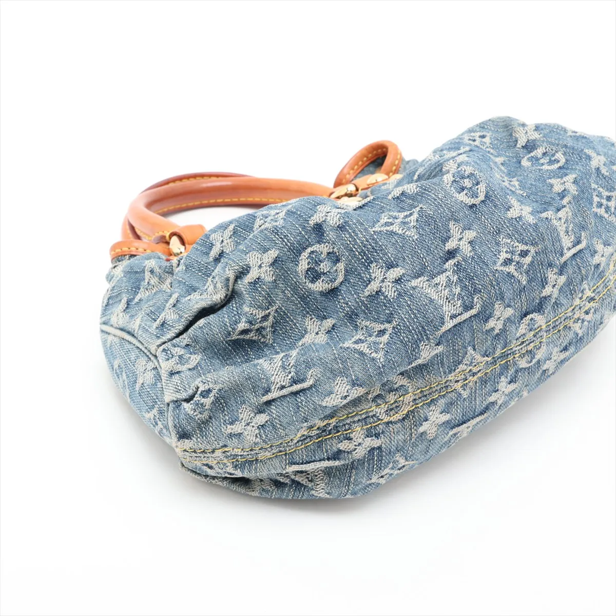 Monogram Denim Pleaty M95020 VI0066 Blue Family Sale — view 4