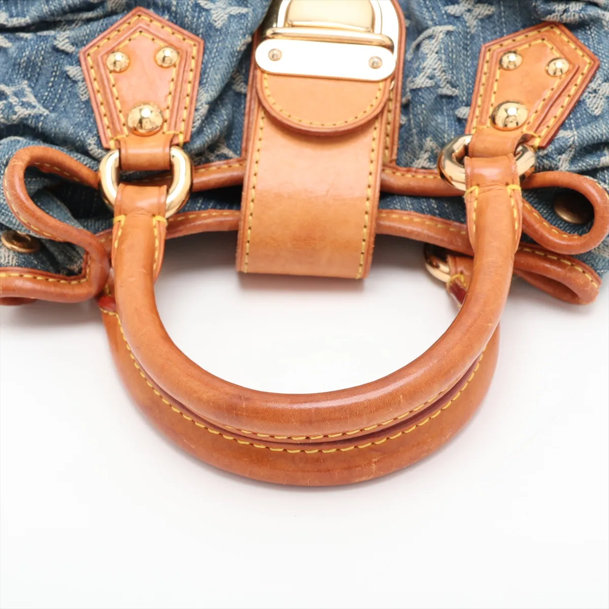 Monogram Denim Pleaty M95020 VI0066 Blue Family Sale — view 5
