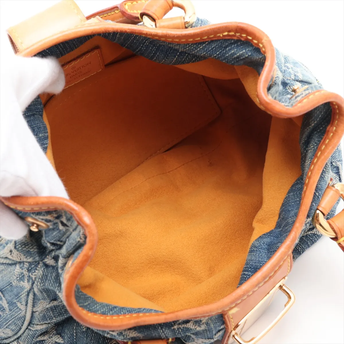Monogram Denim Pleaty M95020 VI0066 Blue Family Sale — view 7