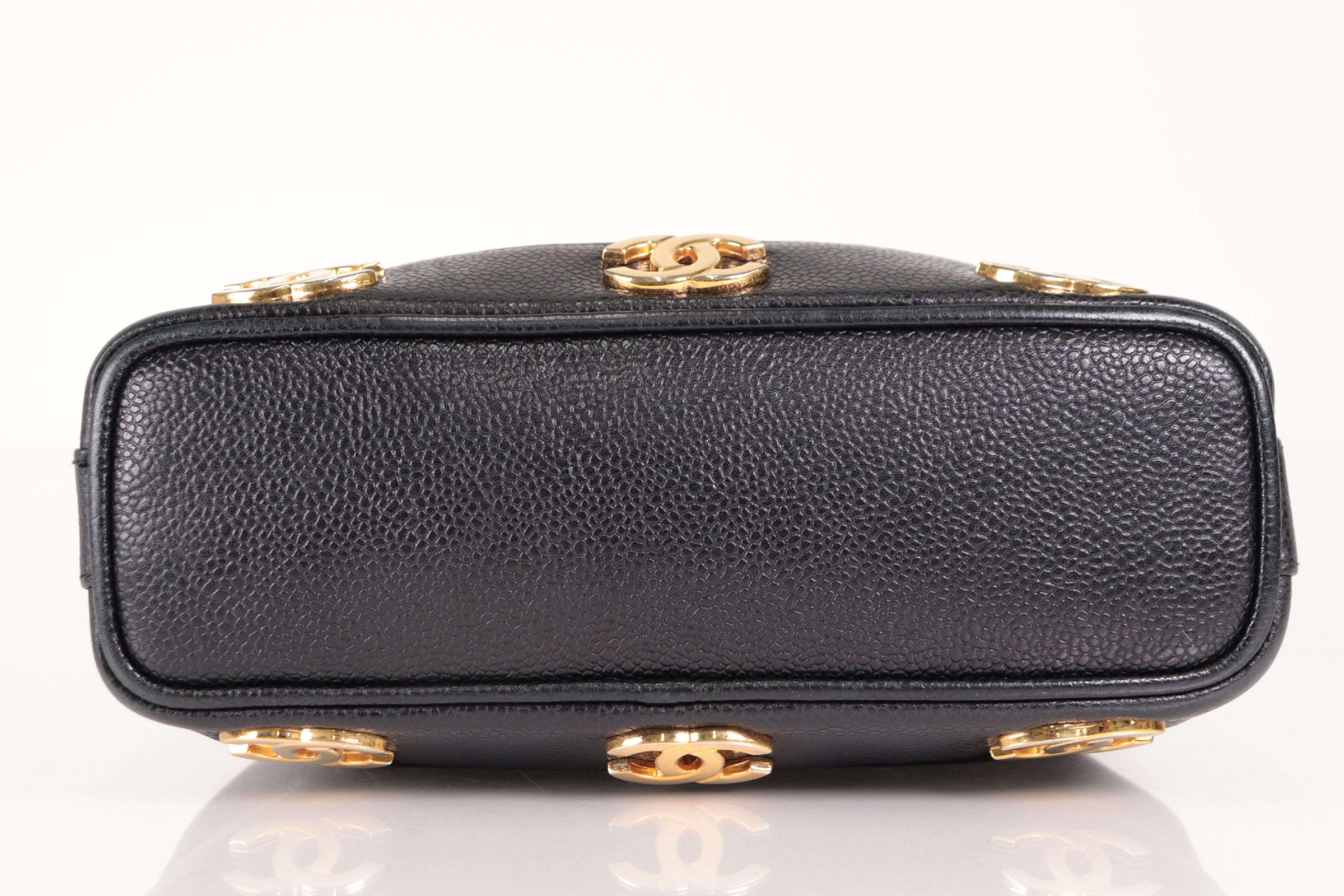 Triple Coco Caviar Mini Chain Shoulder Bag (Series 4) — view 7
