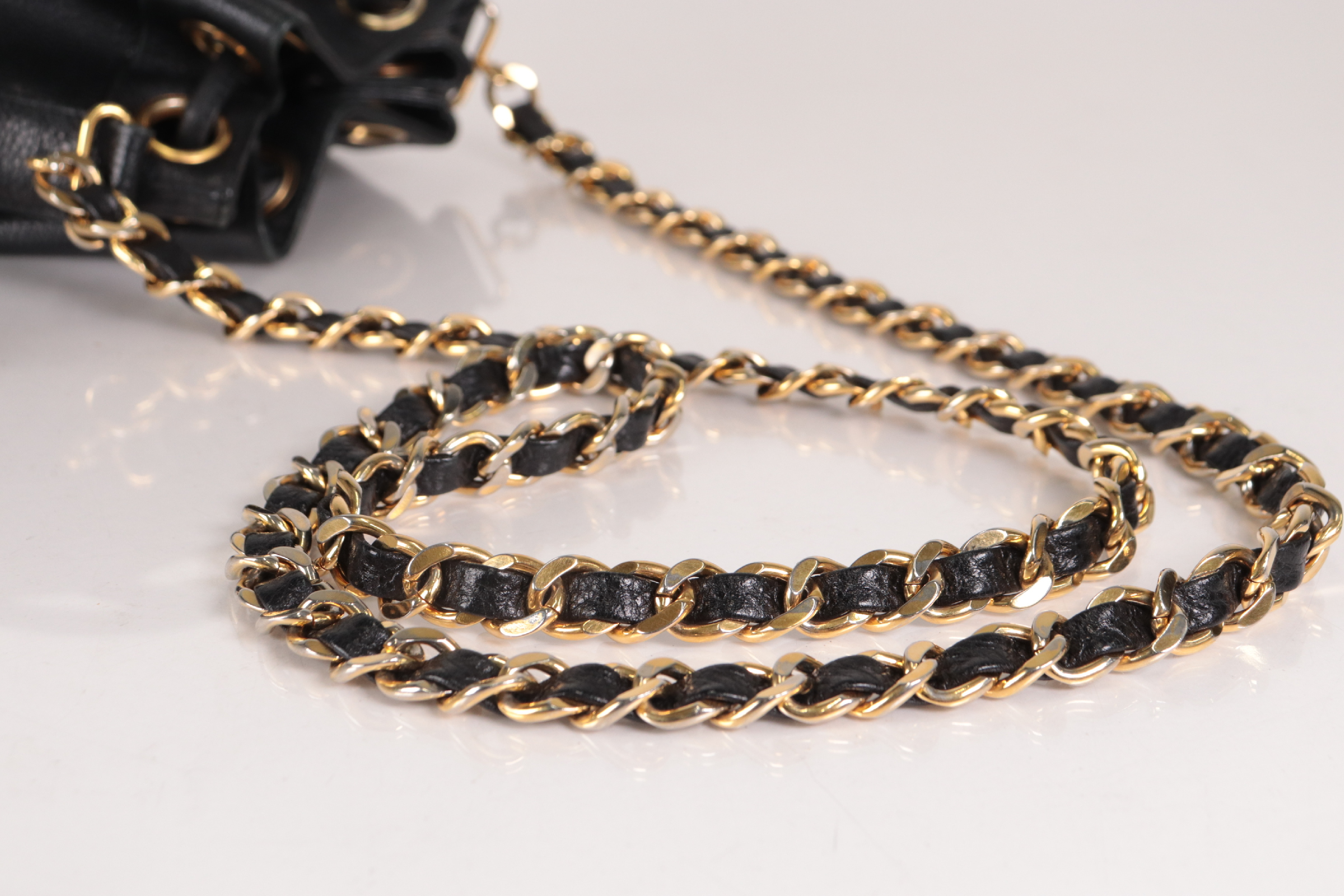 Triple Coco Caviar Mini Chain Shoulder Bag (Series 4) — view 8