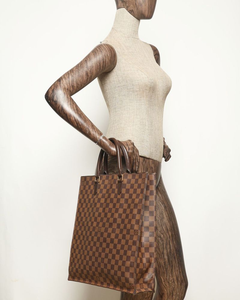 Damier Ebene Sac Plat Bag — view 11