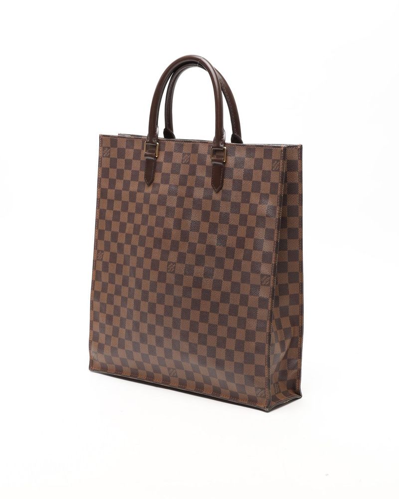 Damier Ebene Sac Plat Bag — view 4