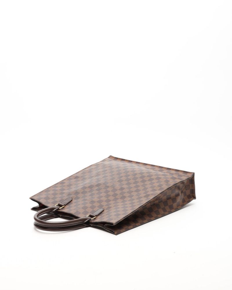 Damier Ebene Sac Plat Bag — view 6