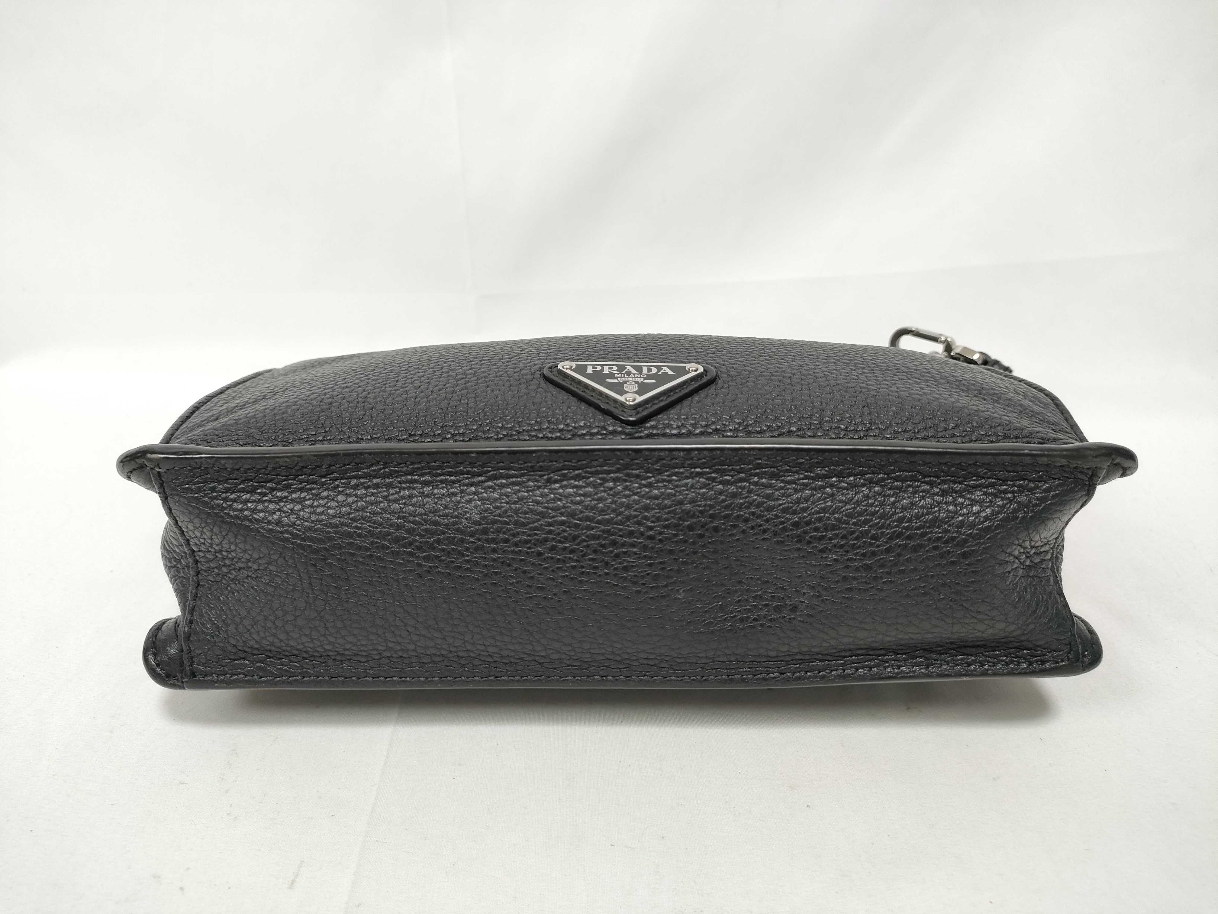 Leather Clutch Bag Black Clutch Bag — view 3