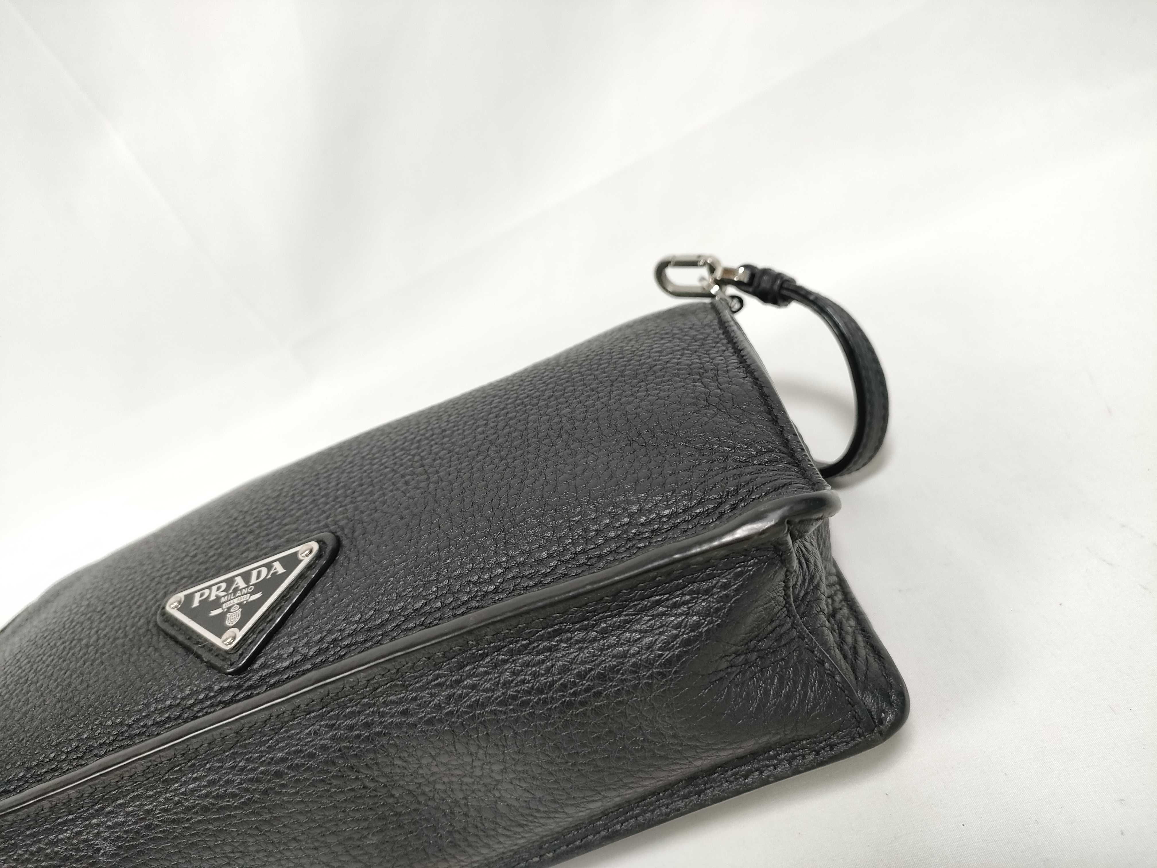 Leather Clutch Bag Black Clutch Bag — view 5