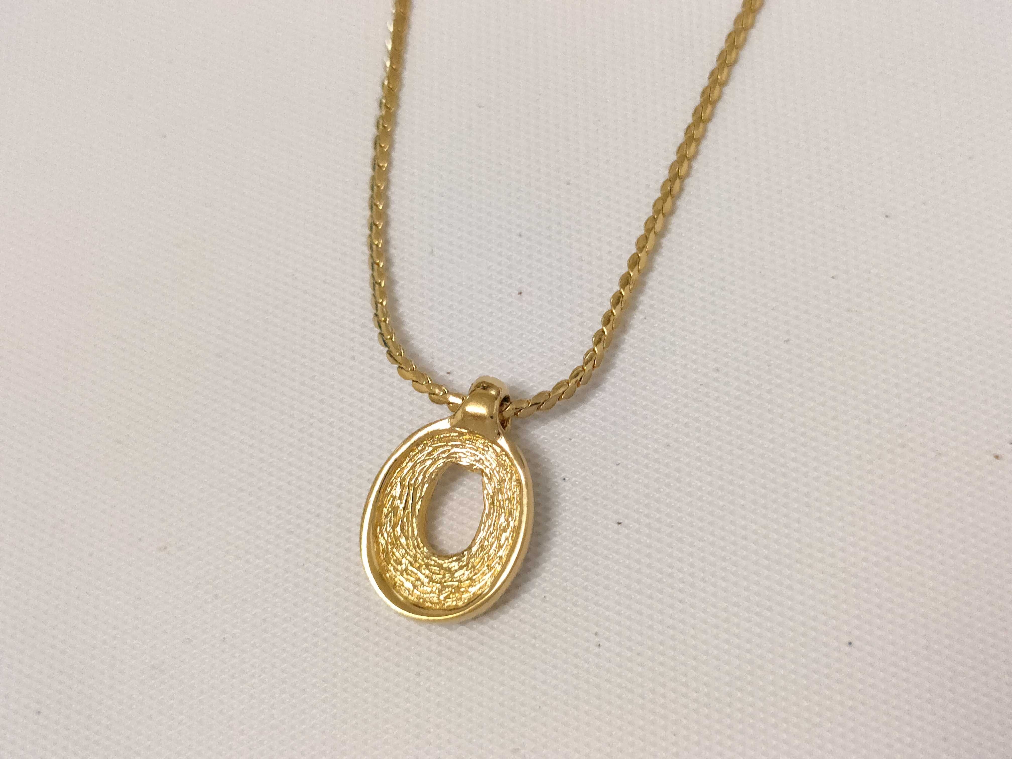Christian necklace, rhinestone gold necklace — view 6