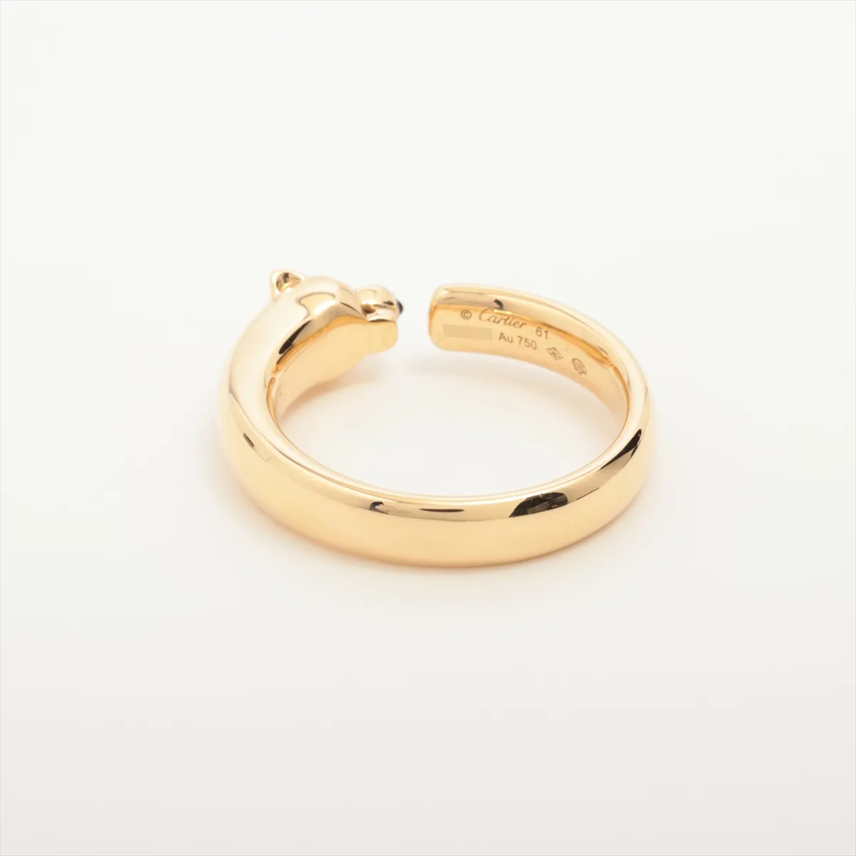 Panthère de Cartier Tsavorite Onyx Ring 750(YG) 12.1g 61 230FBV Stone scratches — view 2