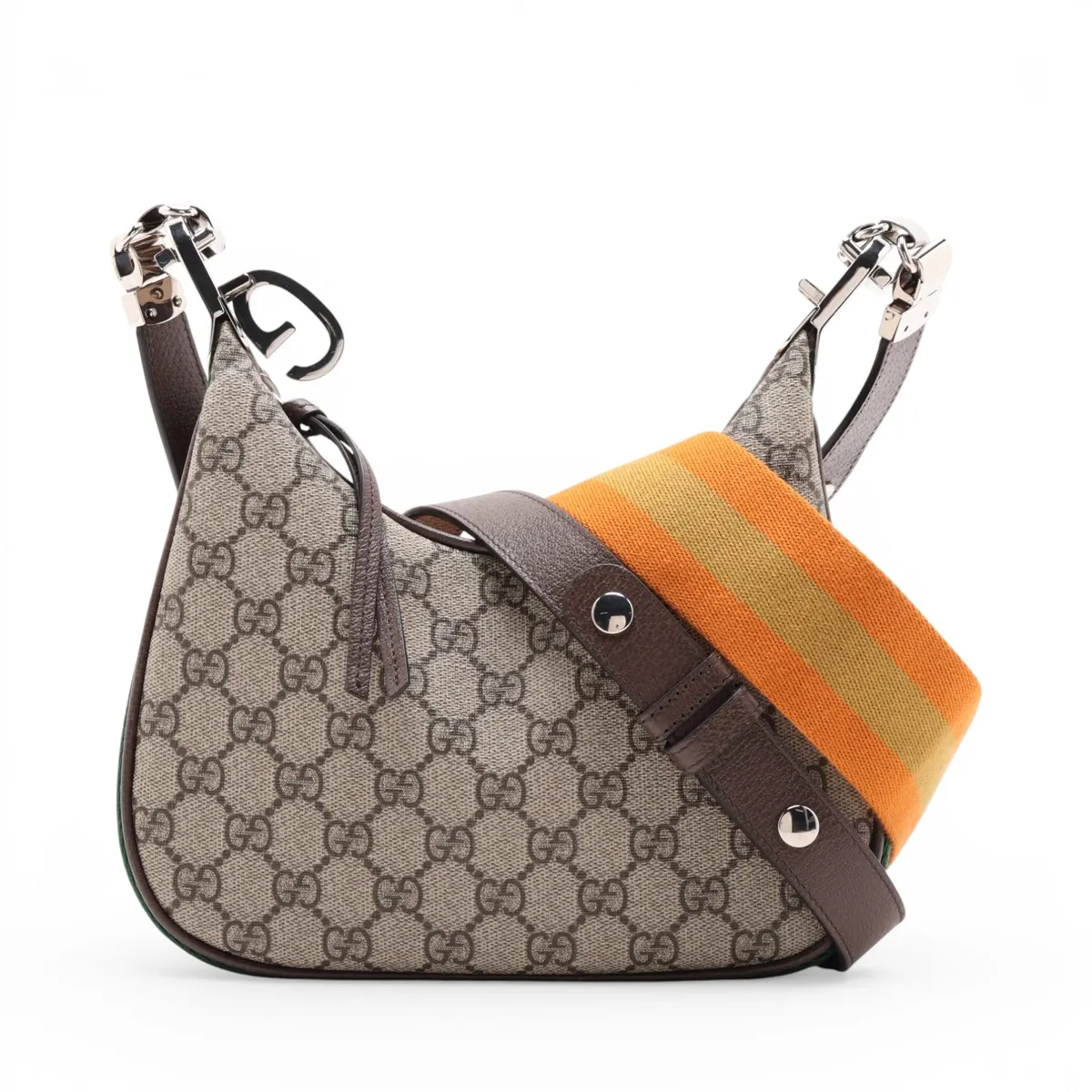 GG Supreme PVC x Leather 2-Way Shoulder Bag, Beige, 699409