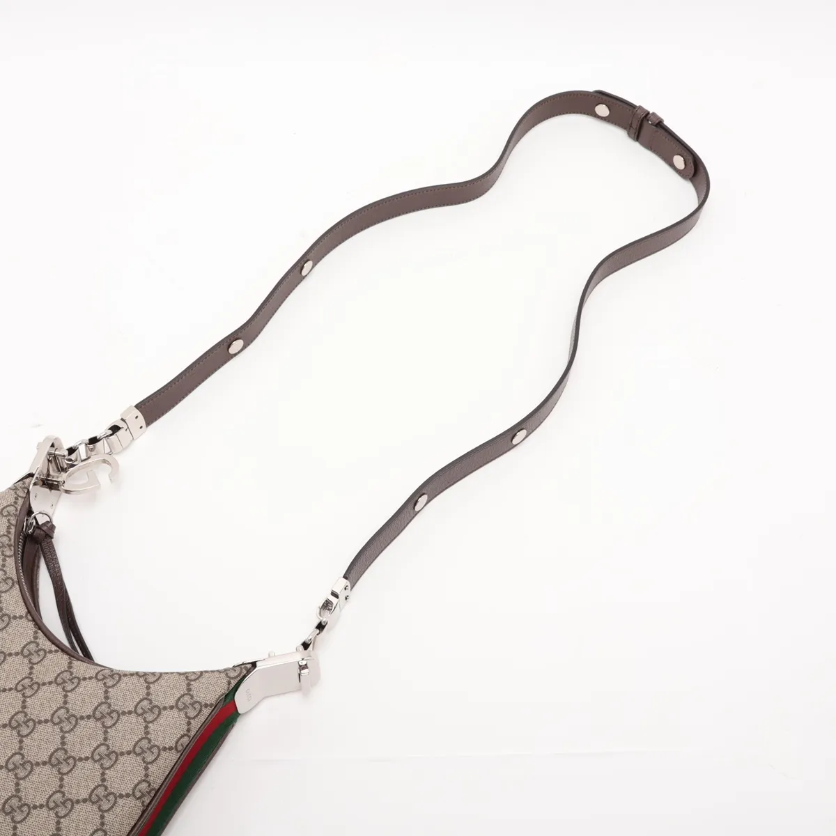 GG Supreme PVC x Leather 2-Way Shoulder Bag, Beige, 699409 — view 5