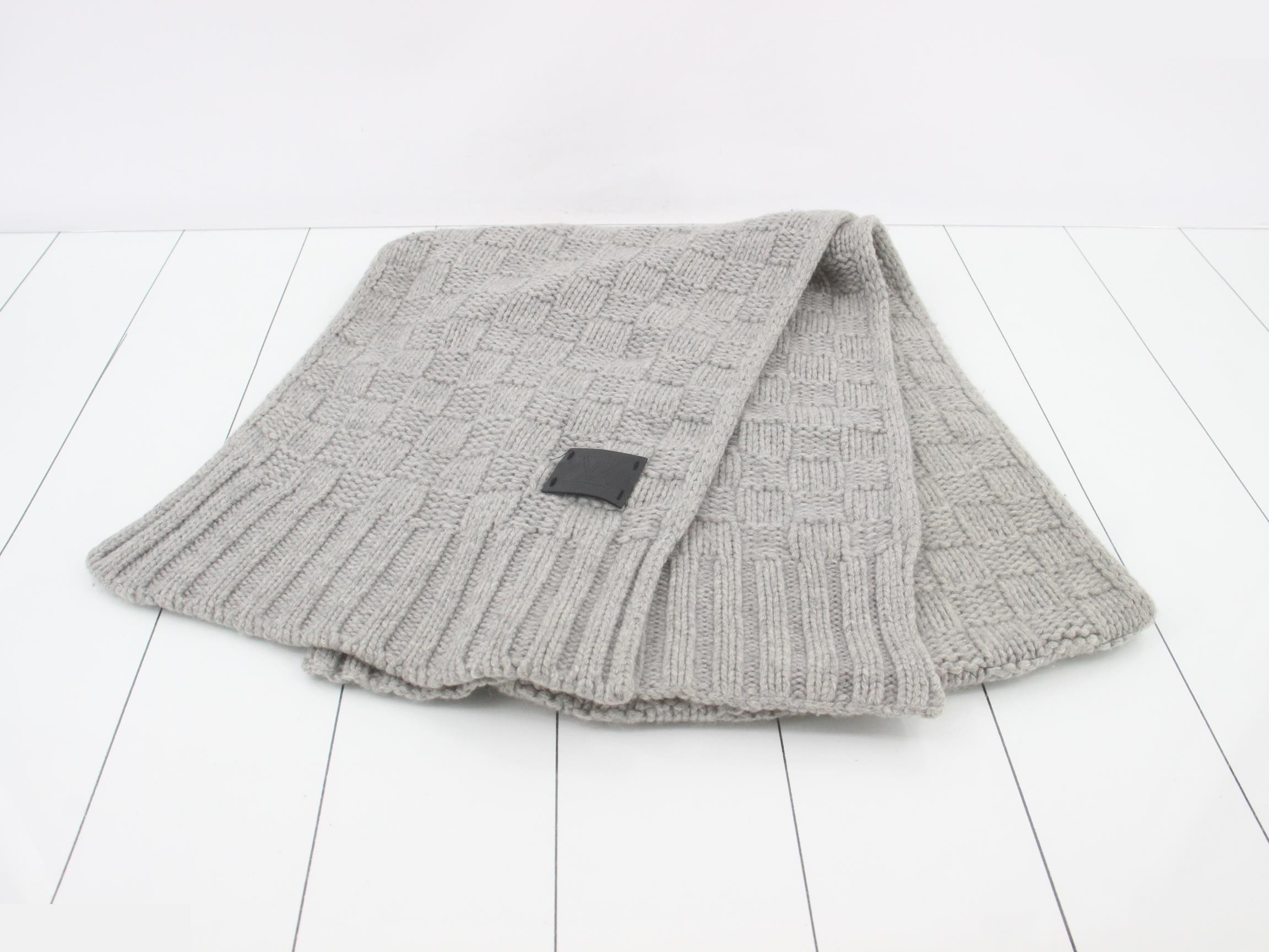 Scarf, 100% cashmere, gray, item number 408793 — view 2