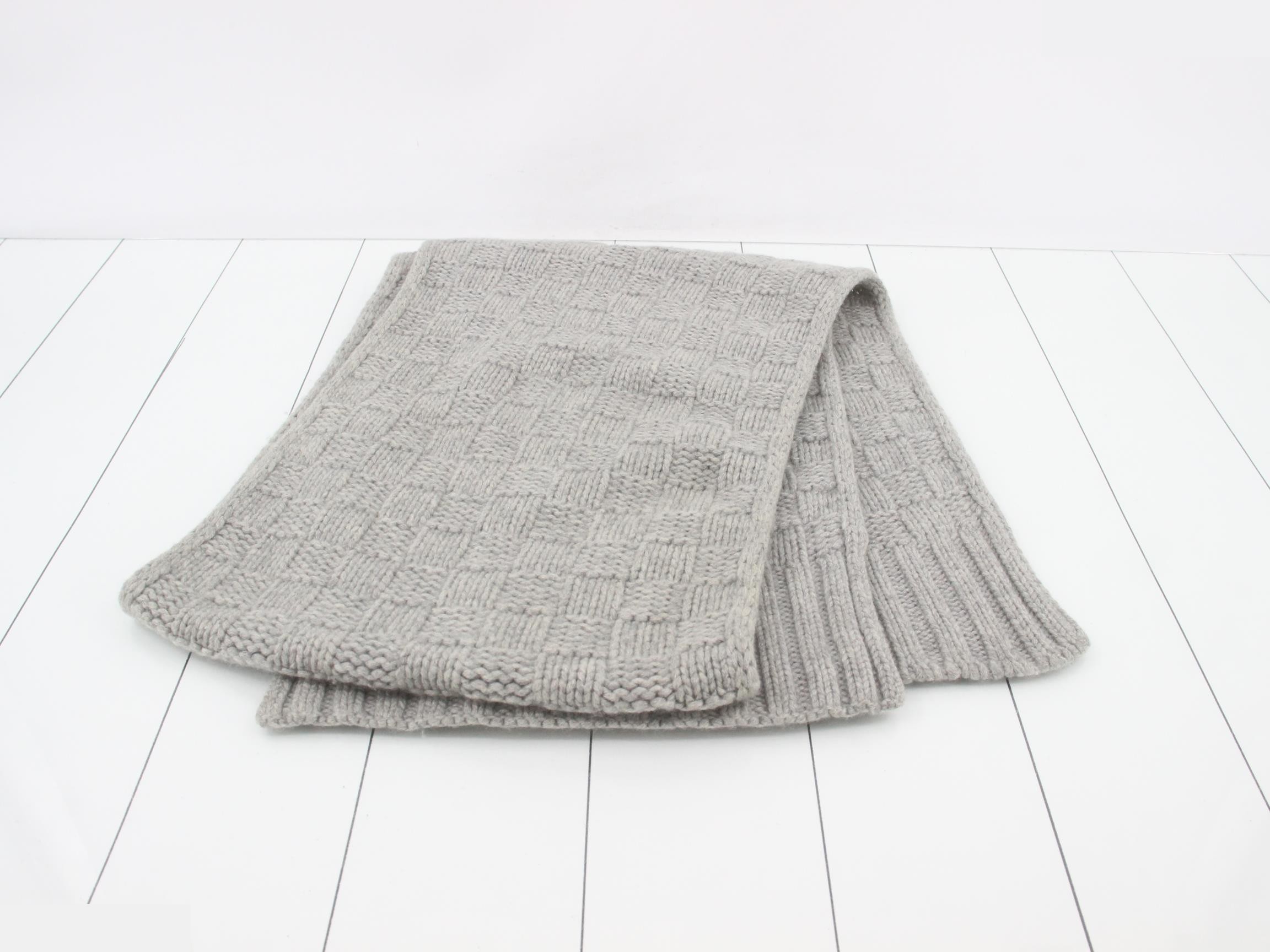 Scarf, 100% cashmere, gray, item number 408793 — view 3