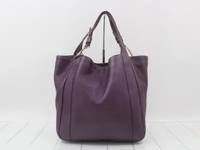 Horsebit Leather Tote Bag